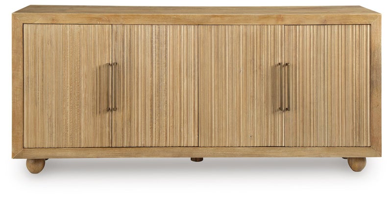 Niam Accent Cabinet, Light Antique Beige