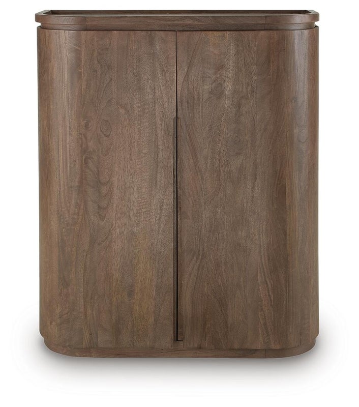 Landermont Bar Cabinet, Medium Brown