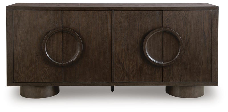 Veeda Accent Cabinet, Dark Brown