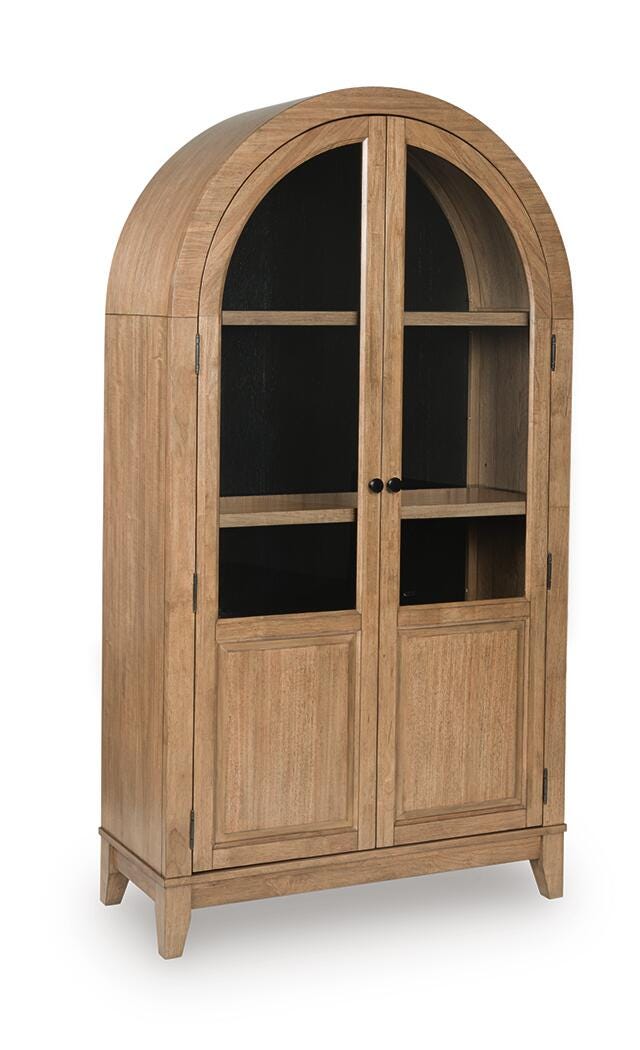 Dagandale Accent Cabinet, Natural/Black, large