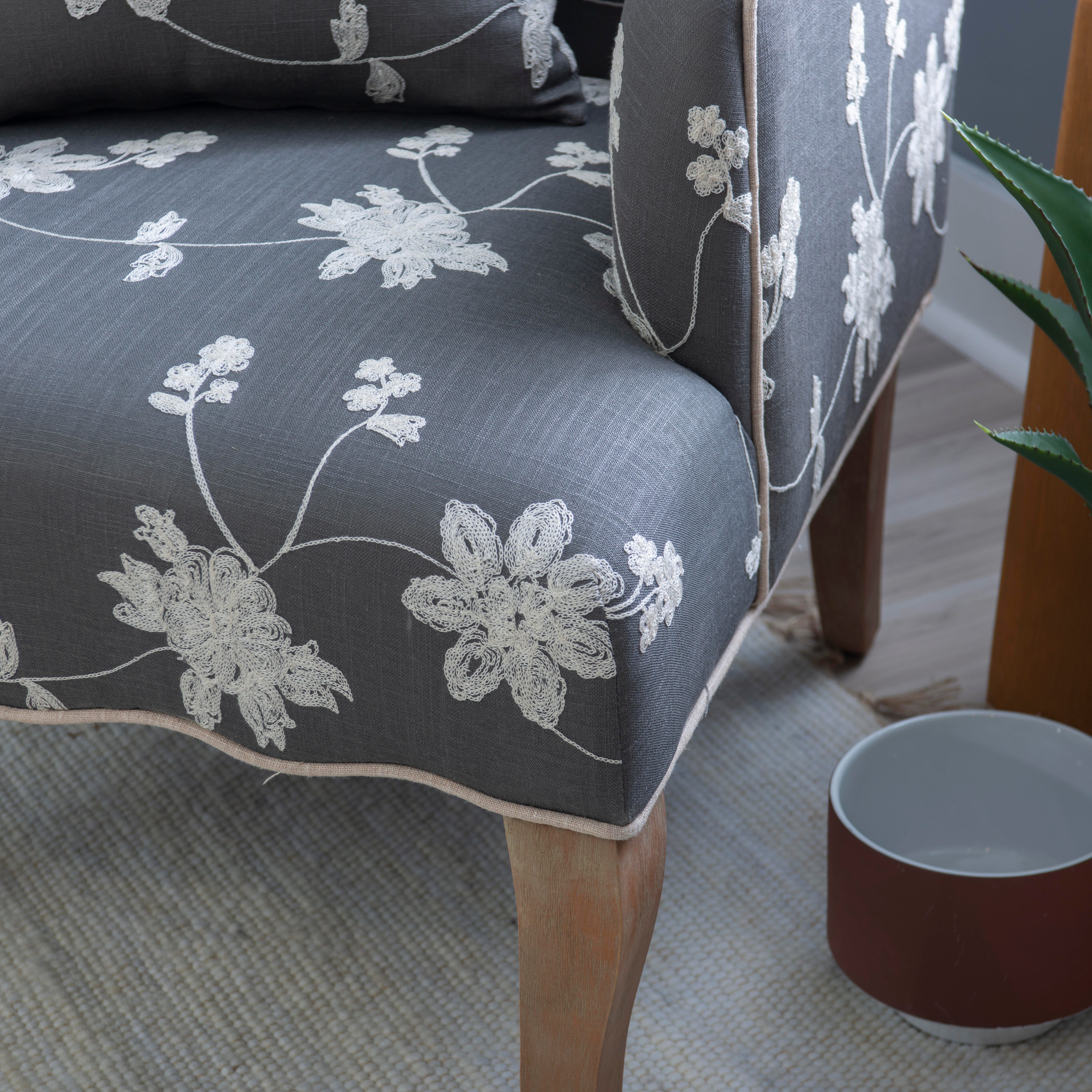 Linon Layla Layla Arm Chair, , large