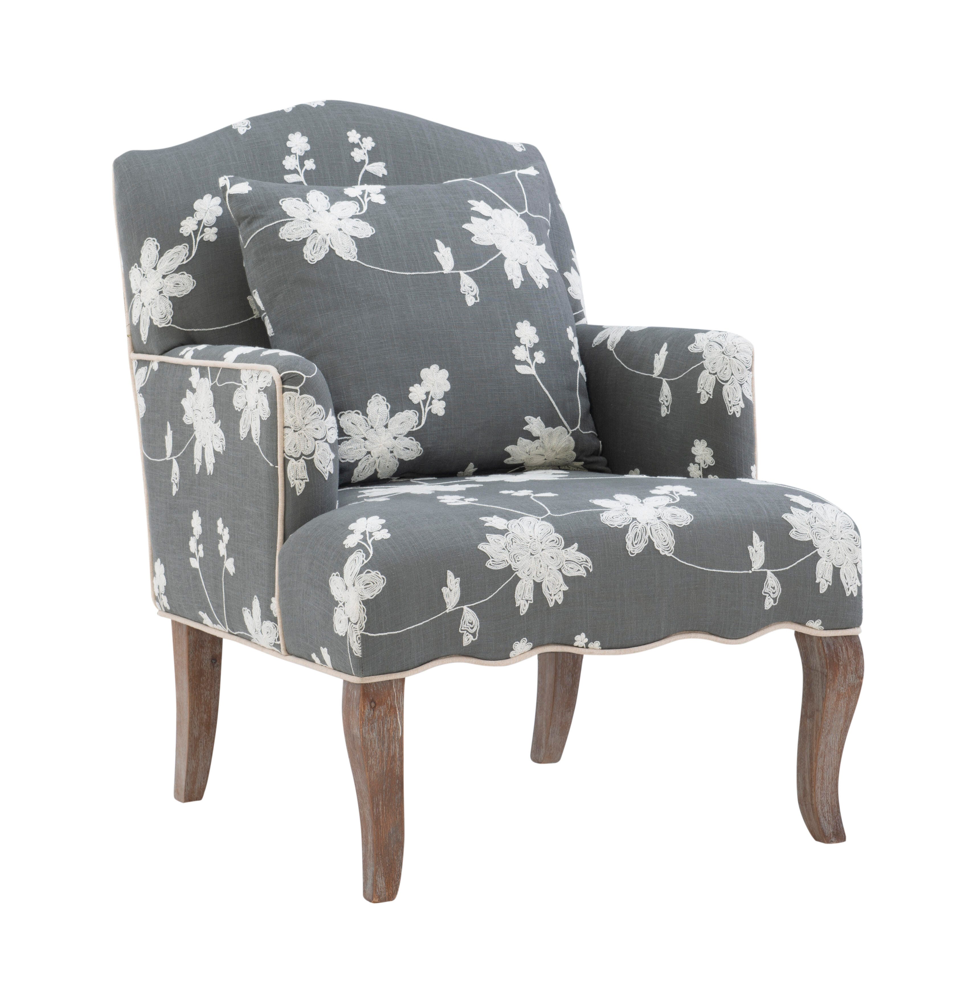 Linon Layla Arm Chair, , large