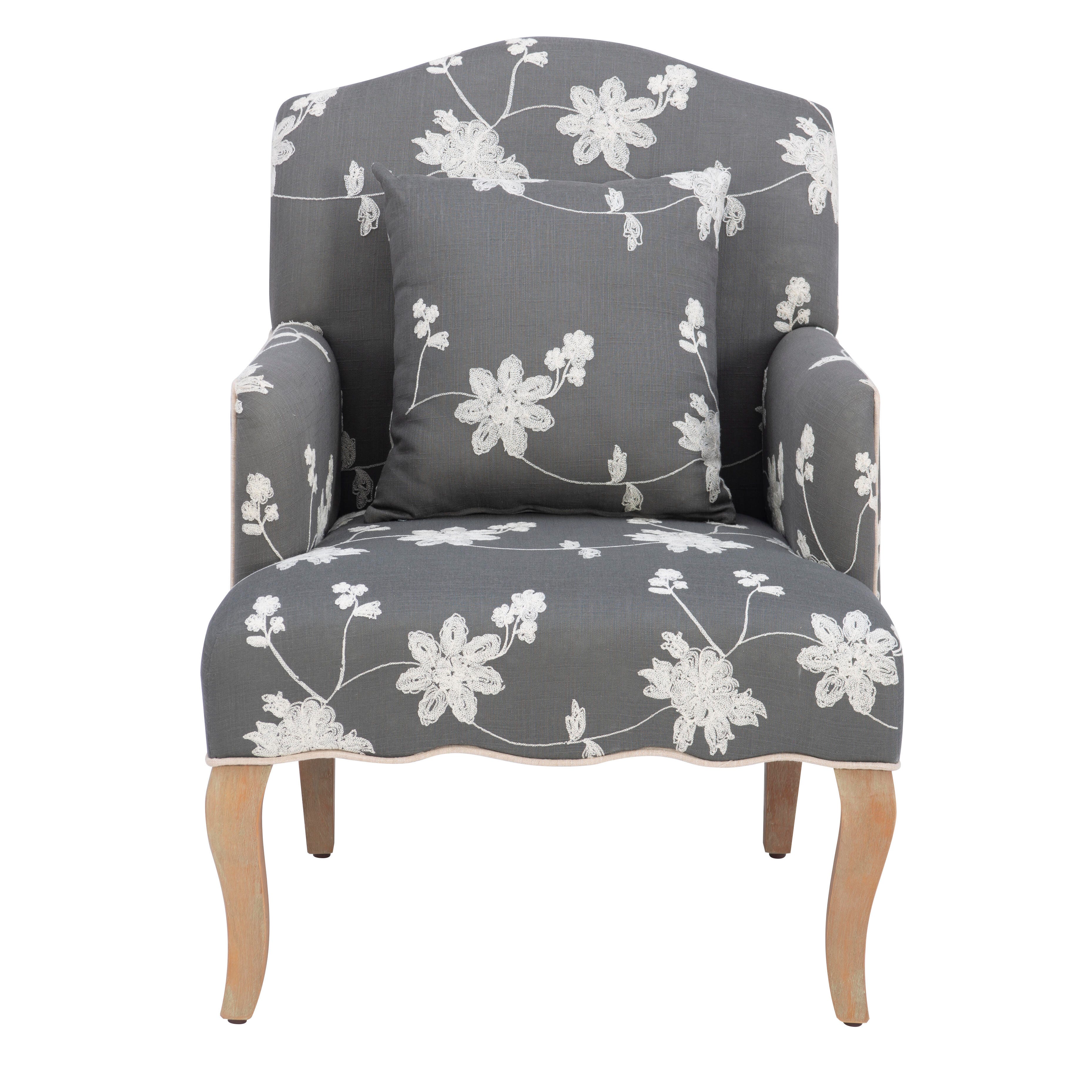 Linon Layla Layla Arm Chair, , large