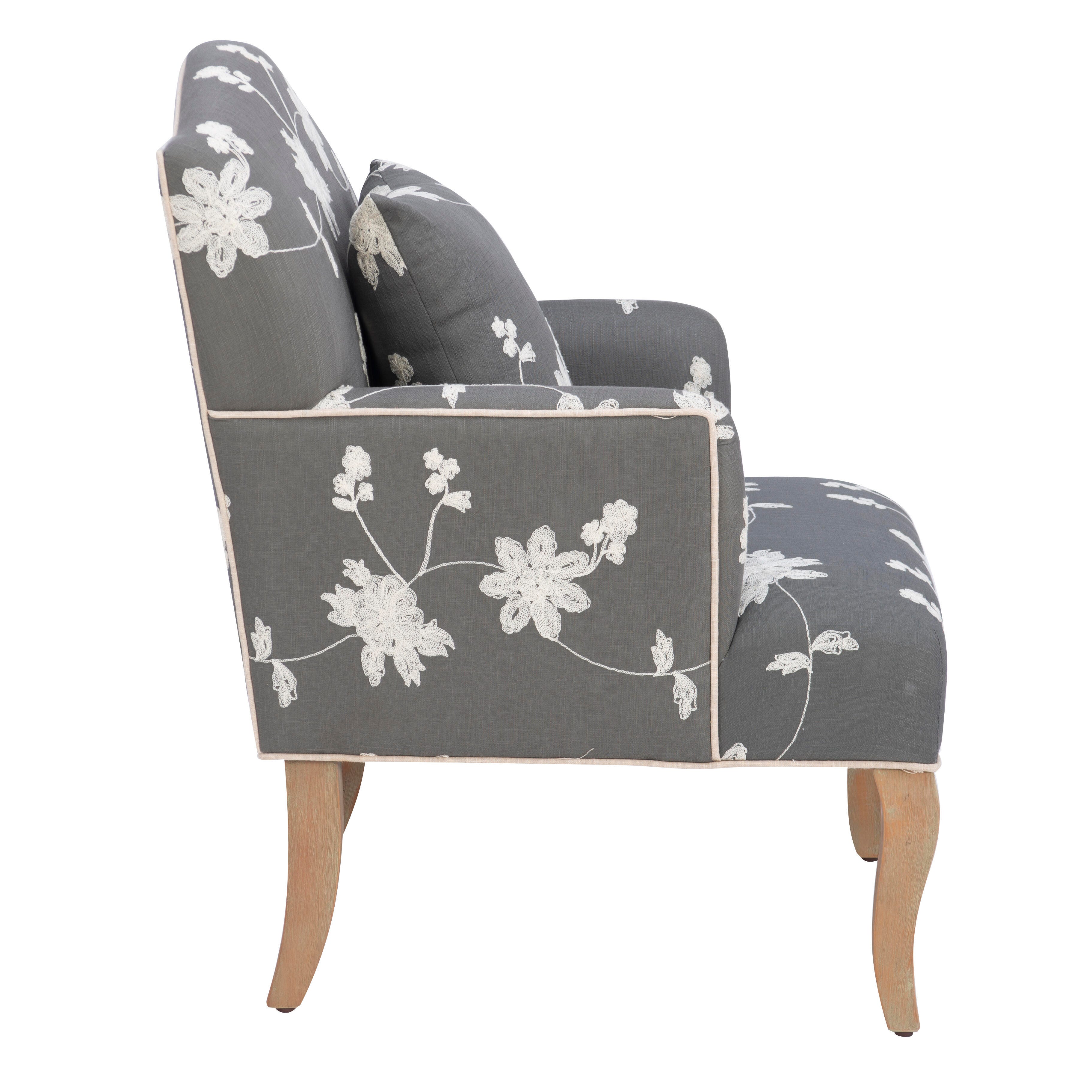Linon Layla Layla Arm Chair, , large