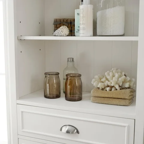 Crosley Tall Linen Storage Cabinet | Ashley Crosley Tall Linen Storage Cabinet | Ashley