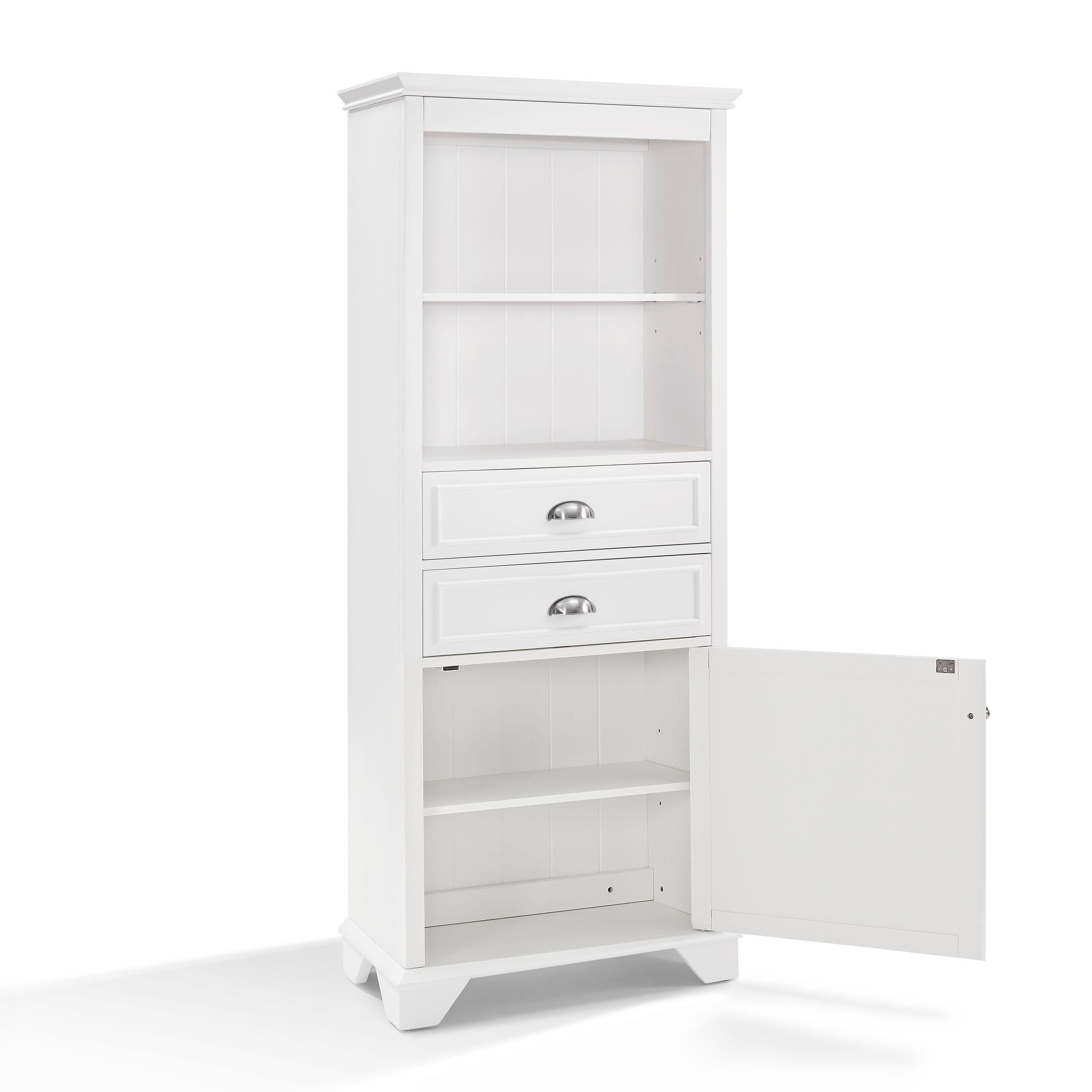 Crosley Tall Linen Storage Cabinet | Ashley