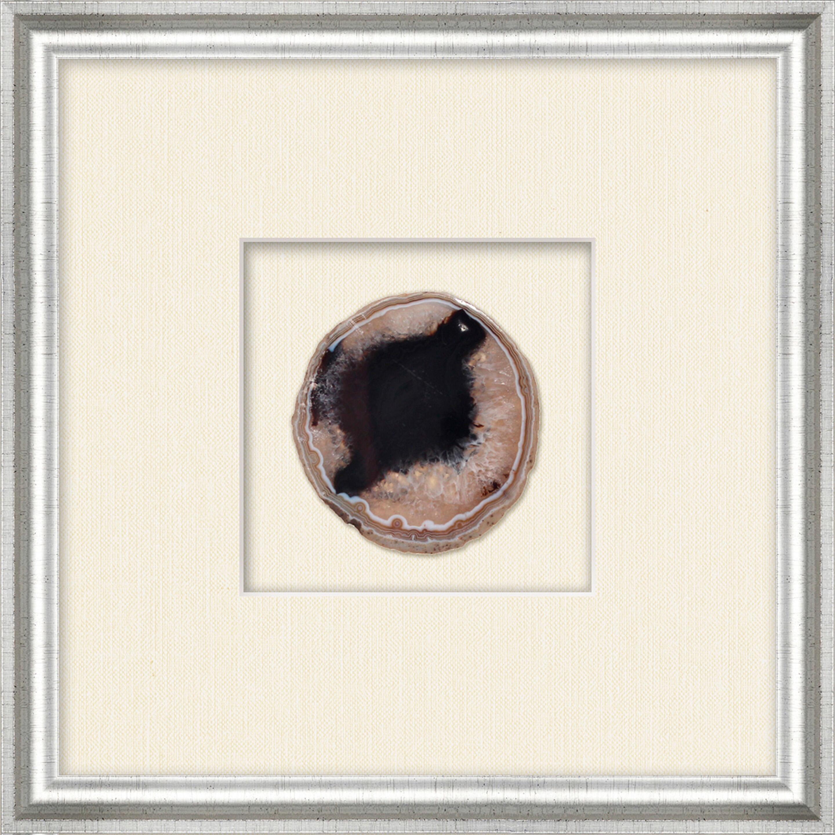 Shadowbox Black Agate Slice Wall Art, , large