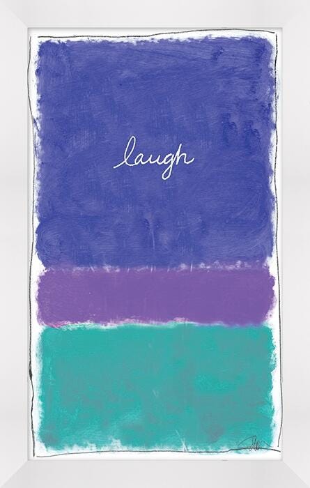 Giclee Laugh Wall Art, , rollover