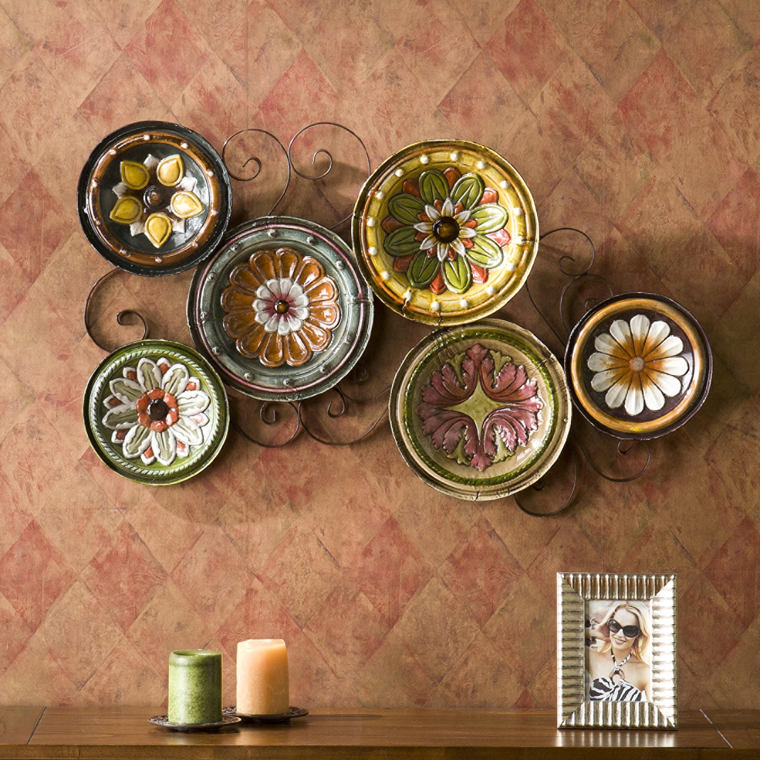 Home Accents Abriga Plates I Wall Sculpture, , large