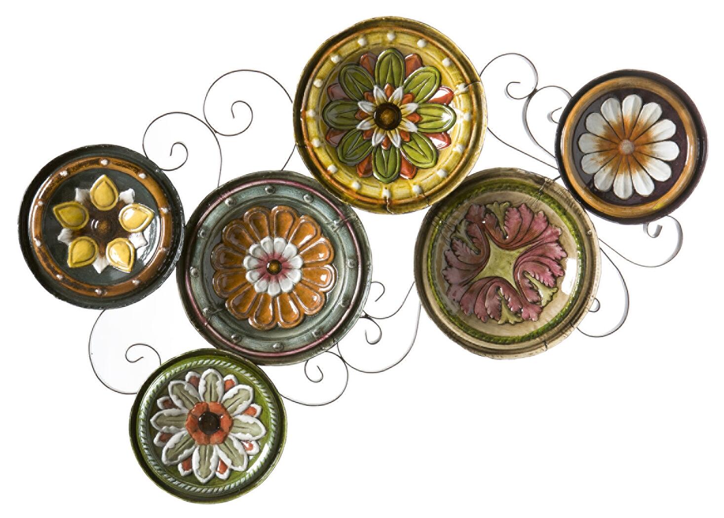 Home Accents Abriga Plates I Wall Sculpture, , large