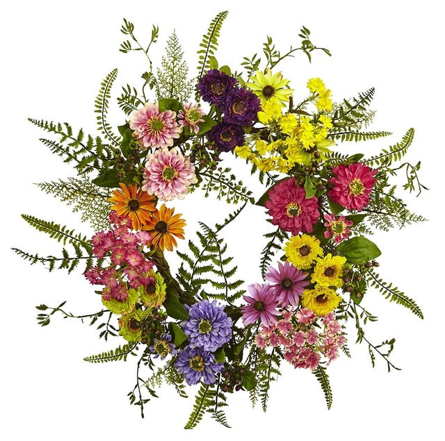 Mixed Flower Wreath