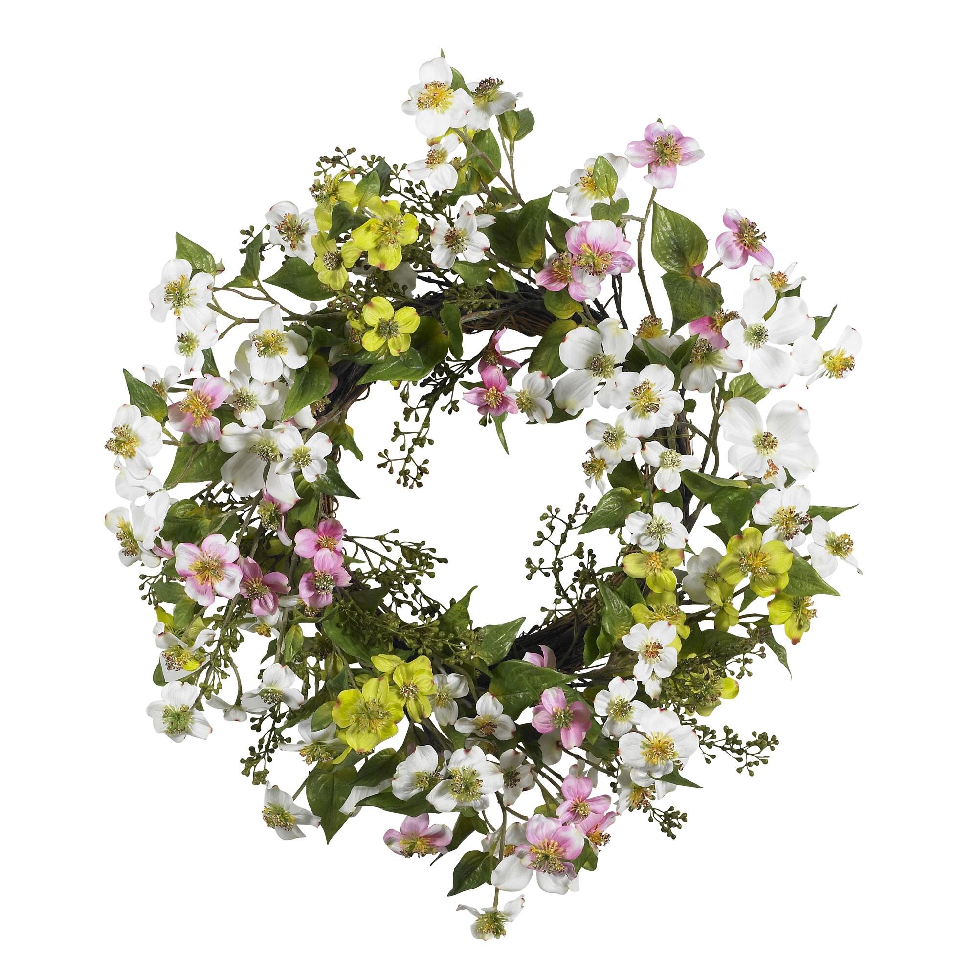 Home Accents 20&rdquo; Dogwood Wreath, , rollover