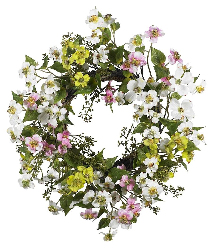 Home Accents 20&rdquo; Dogwood Wreath, , large