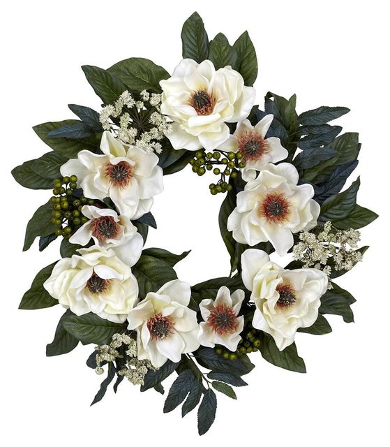 Home Accents 22" Magnolia Wreath
