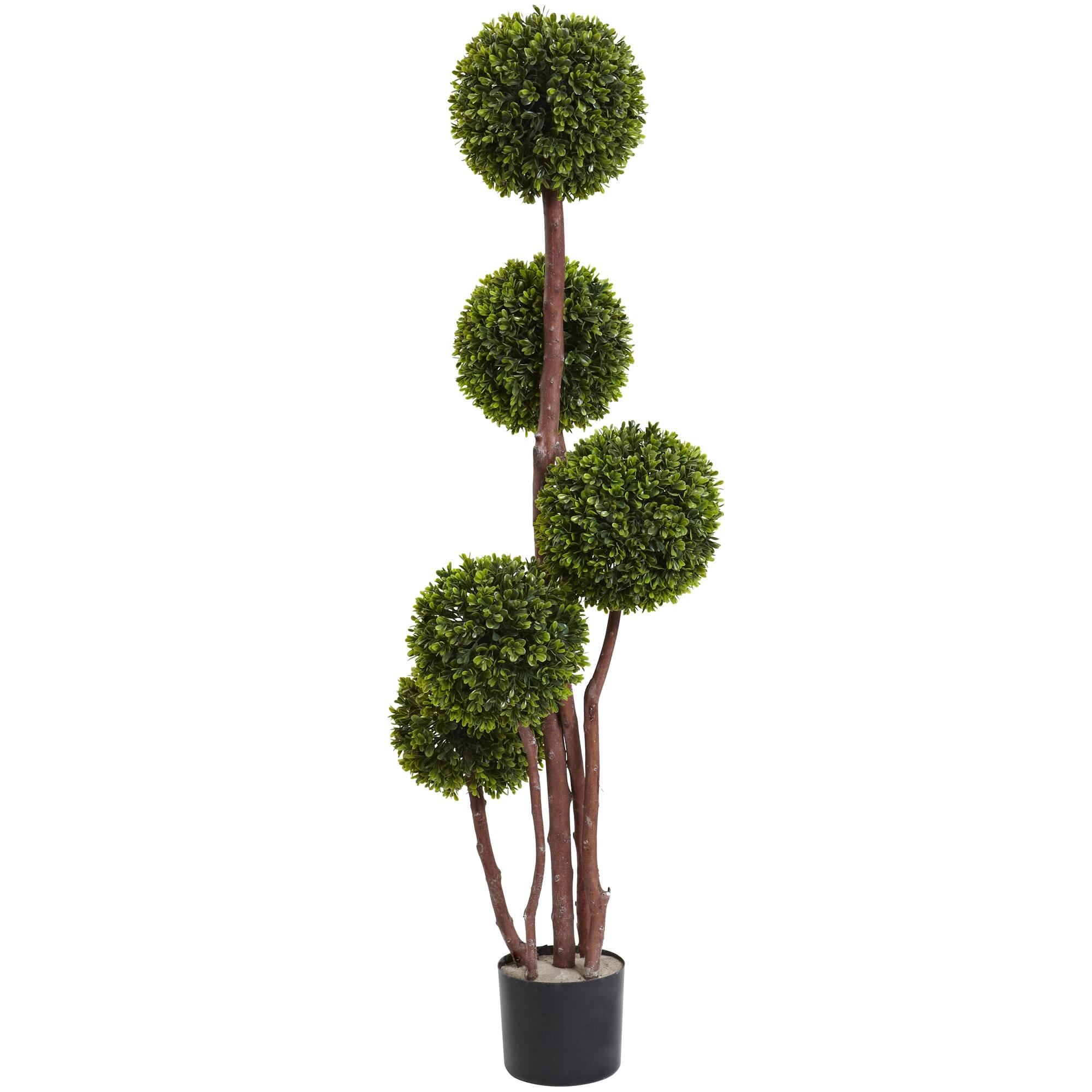 4' Boxwood Five Ball Topiary UV Resistant (Indoor/Outdoor) | Ashley