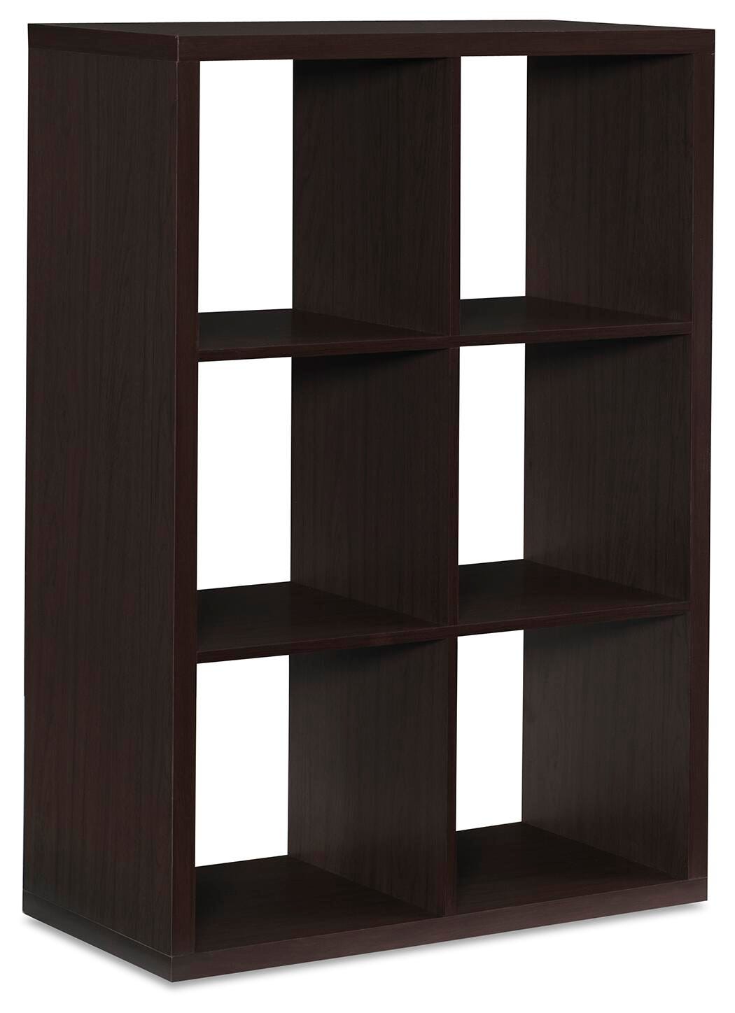 Linon Gwen Storage Shelf, Espresso, large