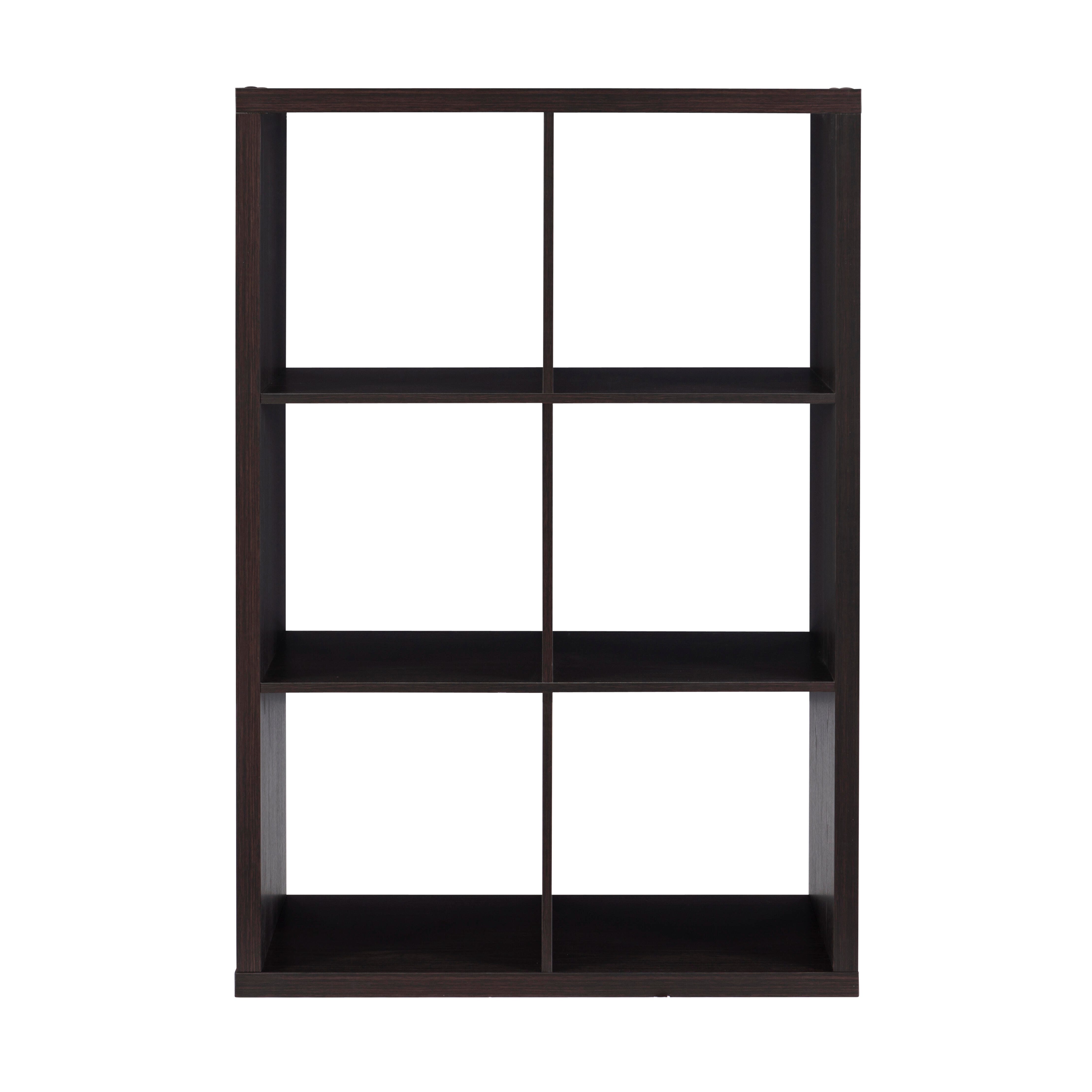 Linon Gwen Gwen Storage Shelf, Espresso, large