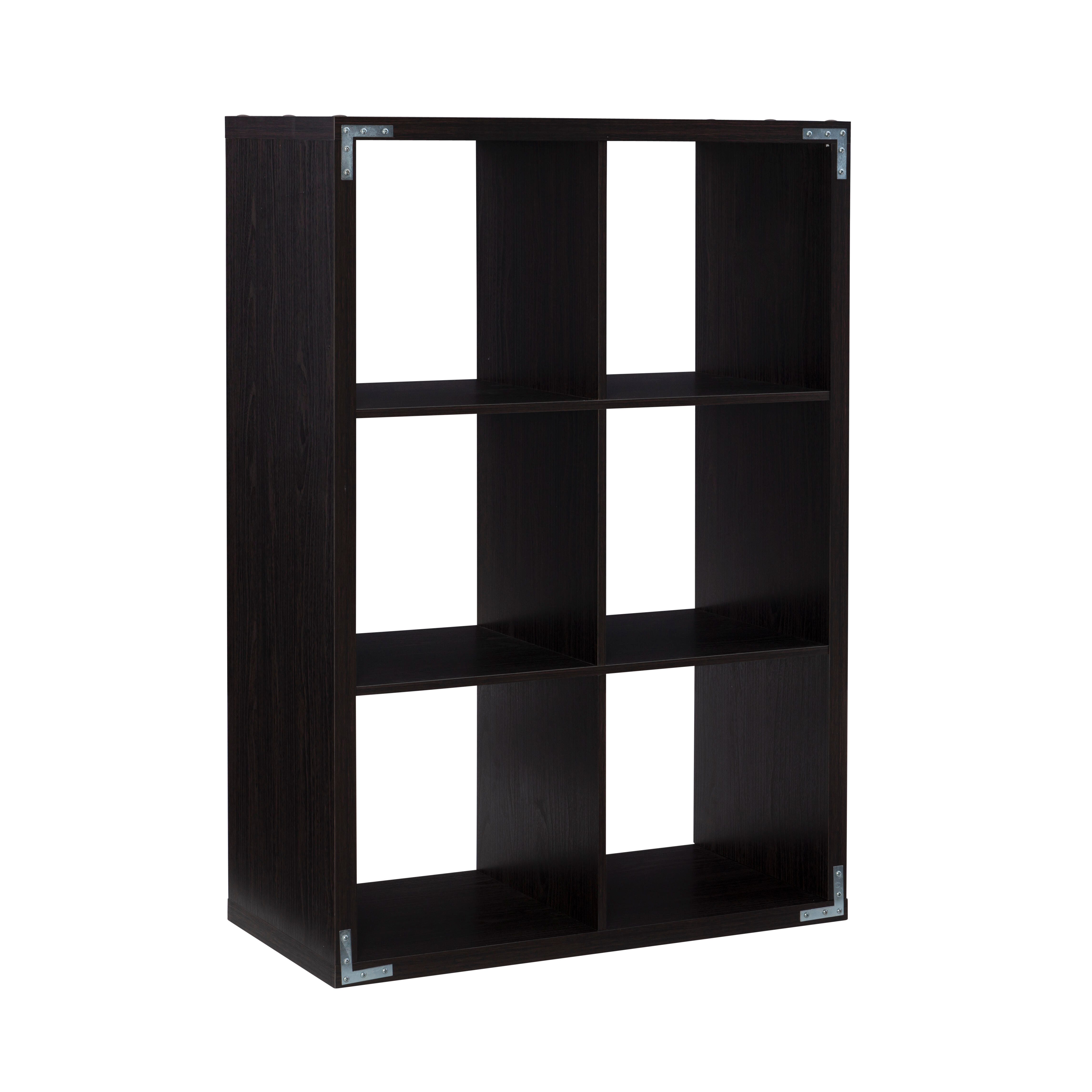 Linon Gwen Gwen Storage Shelf, Espresso, large