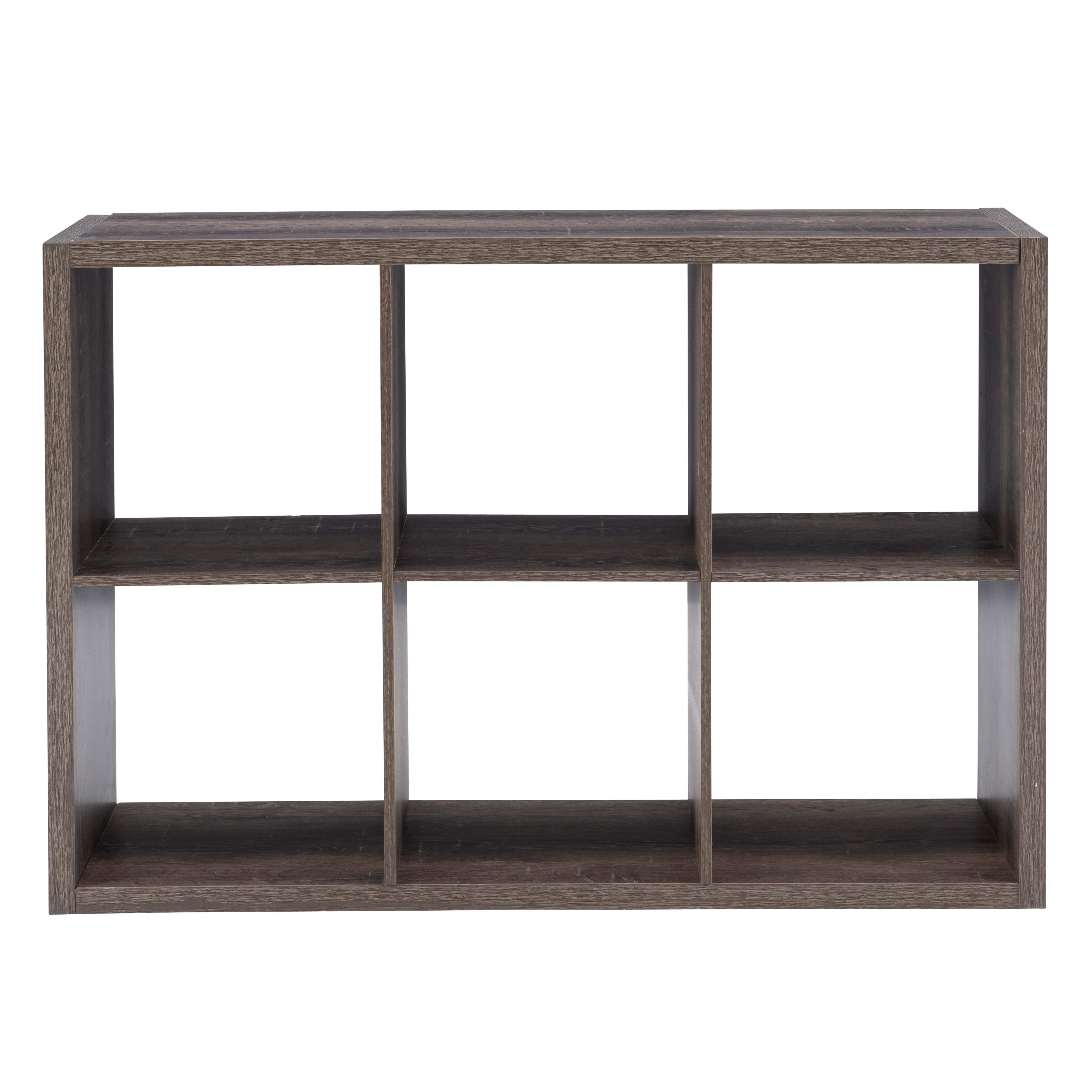 Linon Gwen Gwen Storage Shelf, Gray, large