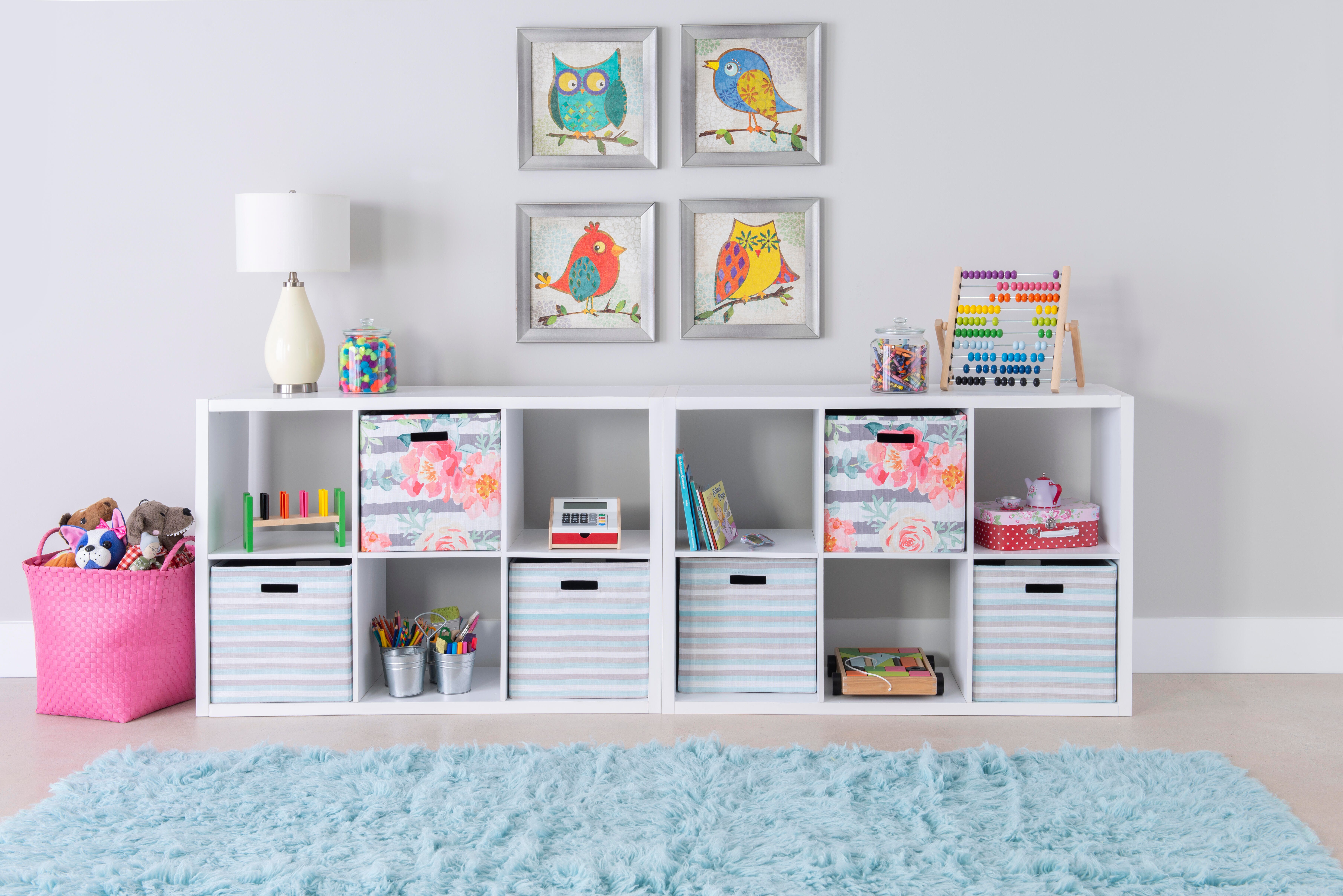 Linon Gwen Storage Shelf, White, rollover