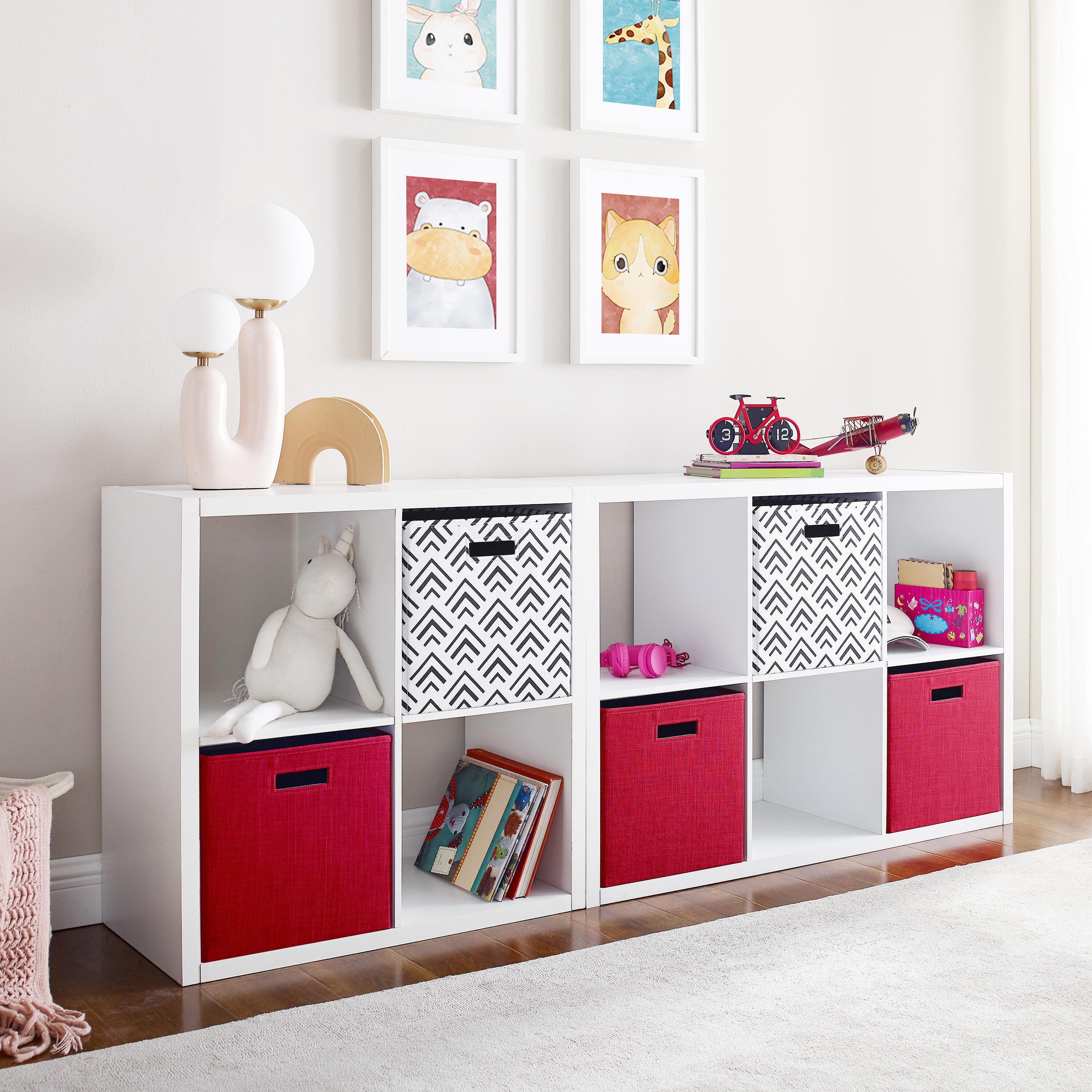 Linon Gwen Gwen Storage Shelf, White, large