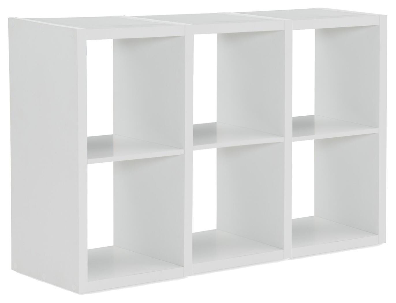 Linon Gwen Storage Shelf, White, large