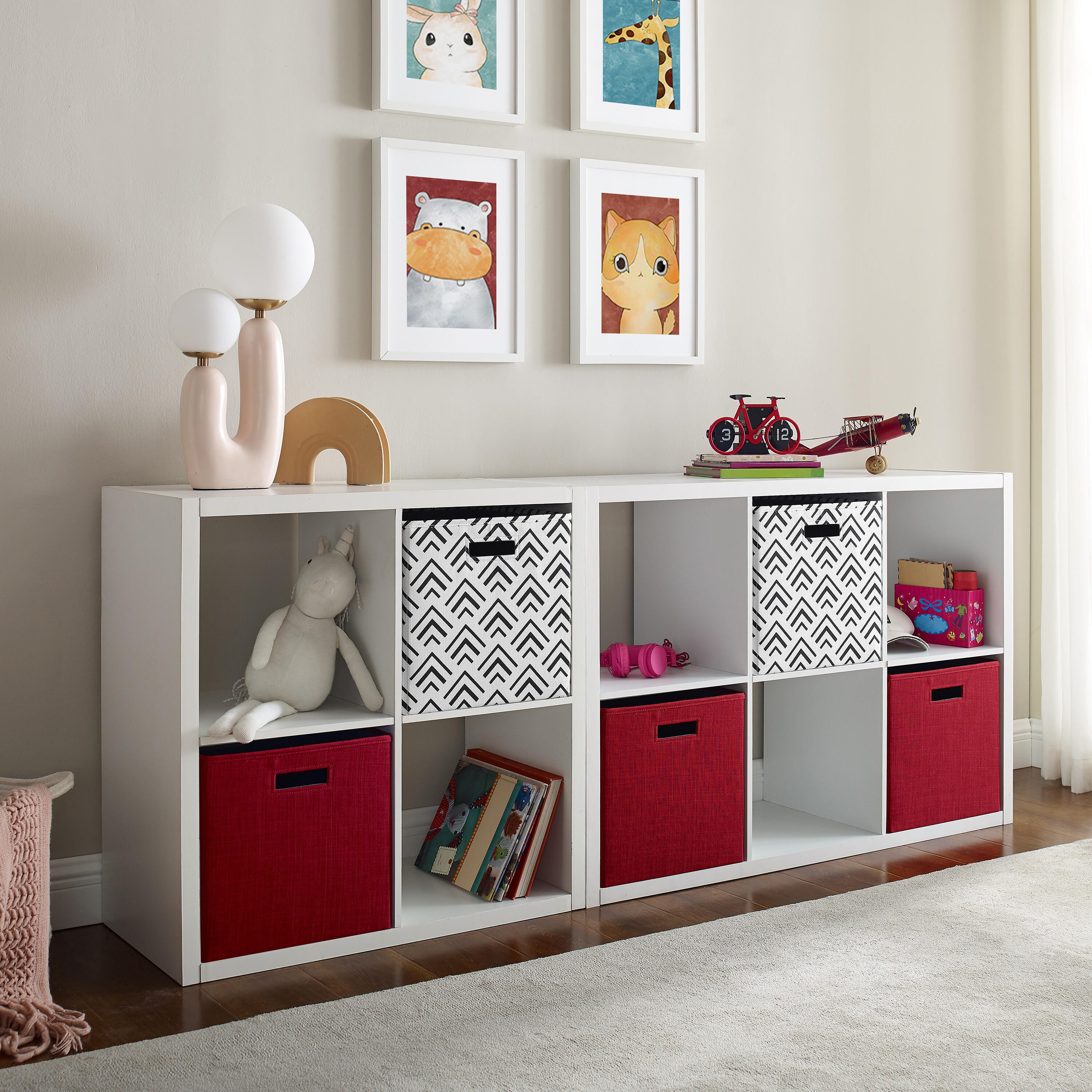 Linon Gwen Gwen Storage Shelf, White, large