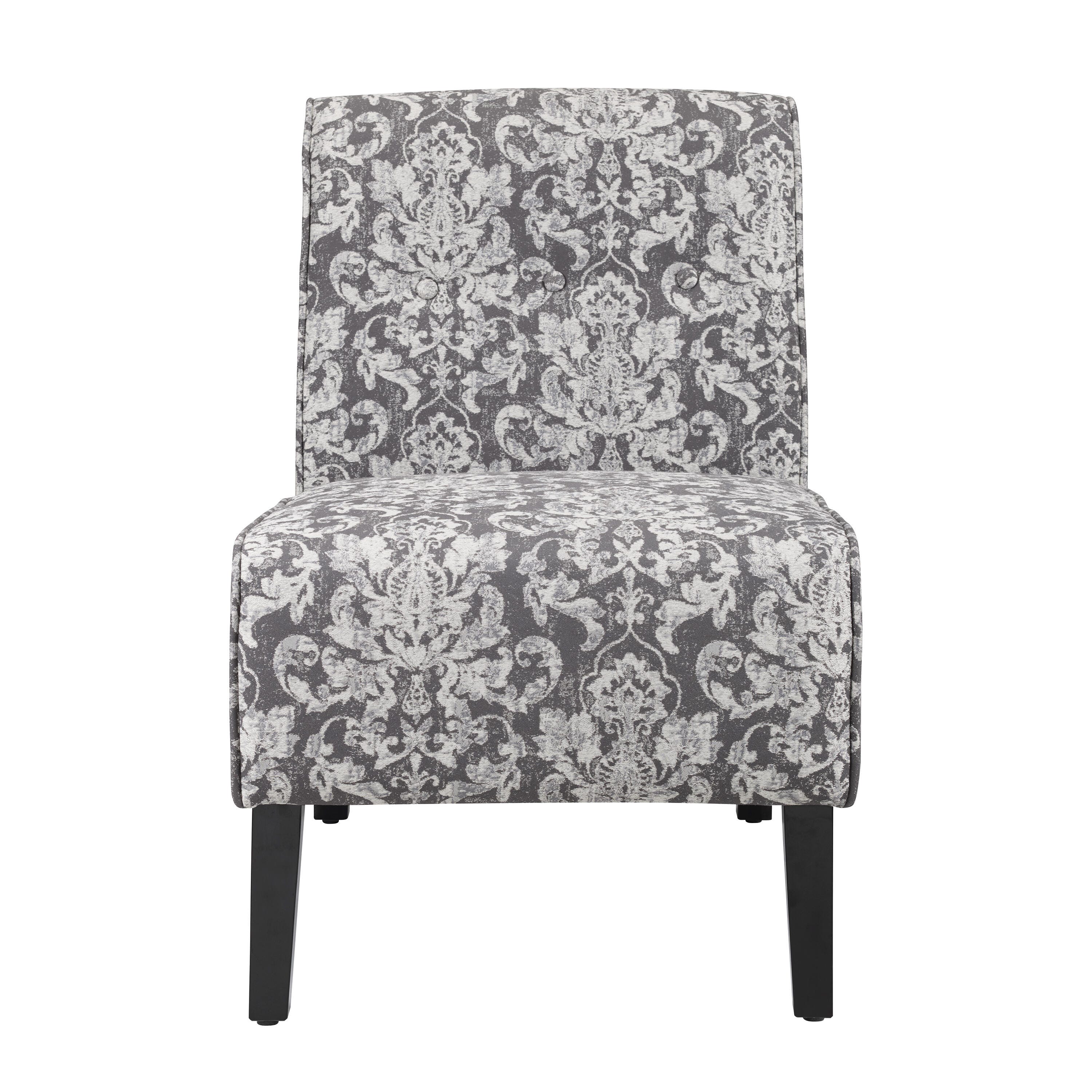 Linon Coco Accent Chair, Gray, large