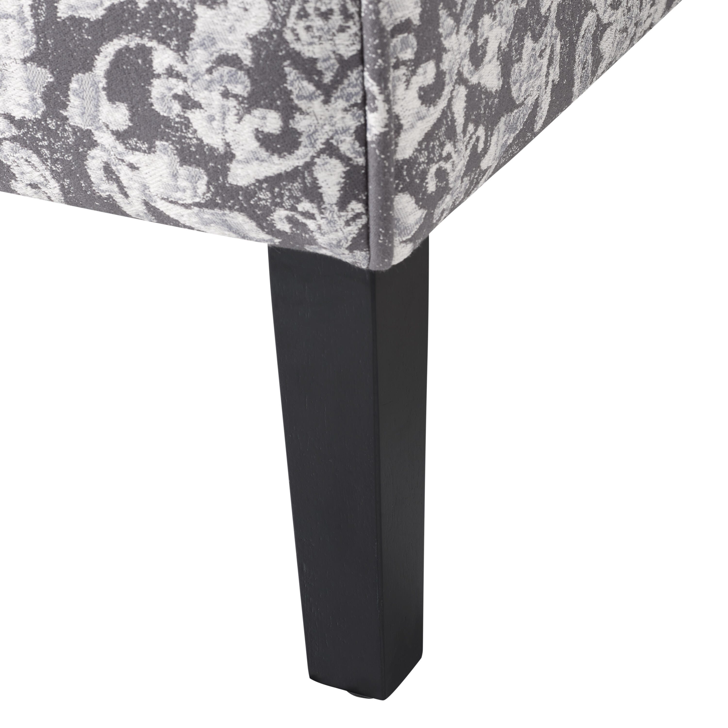 Linon Coco Accent Chair, Gray, large