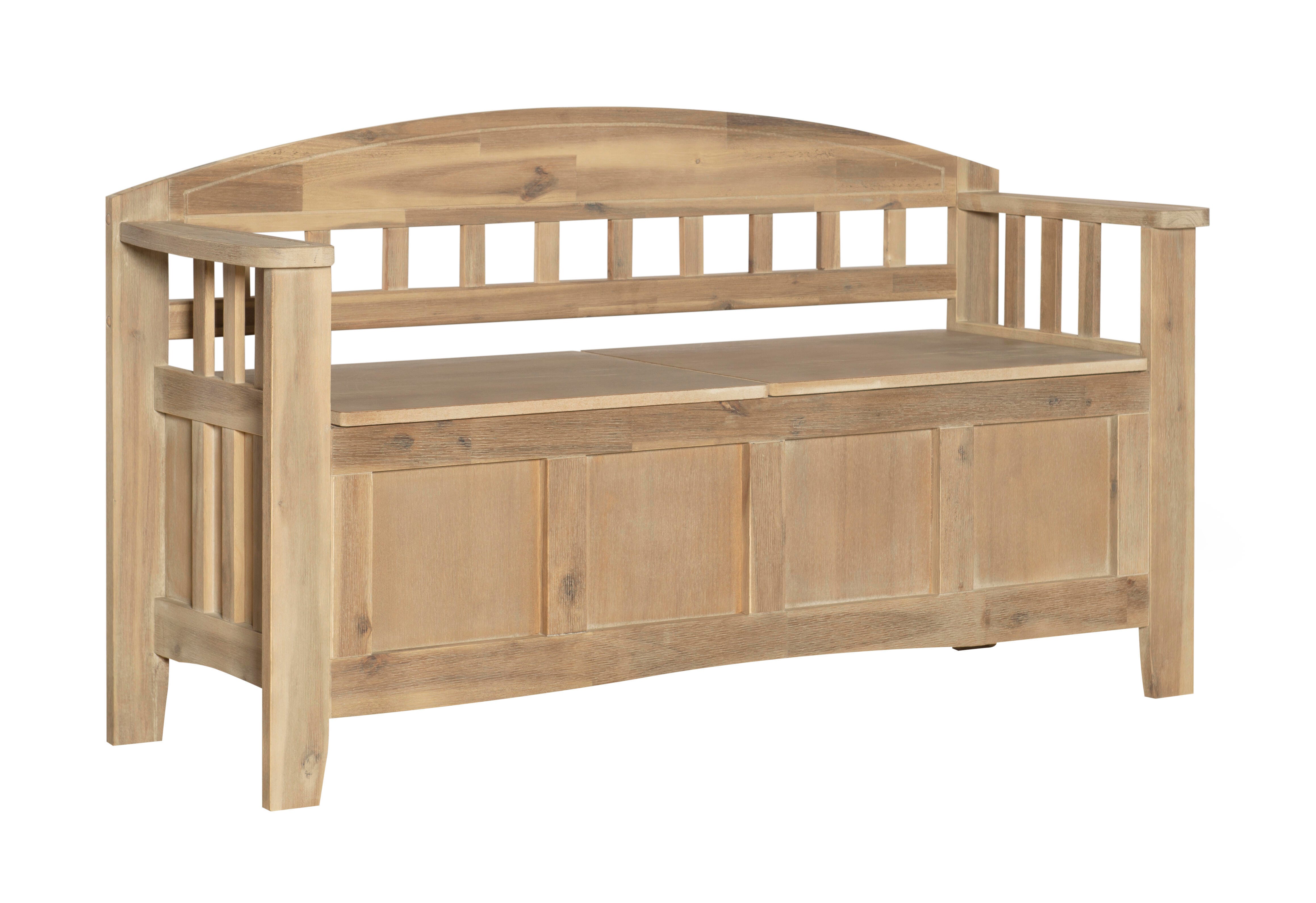 Linon Cara Storage Bench, , large