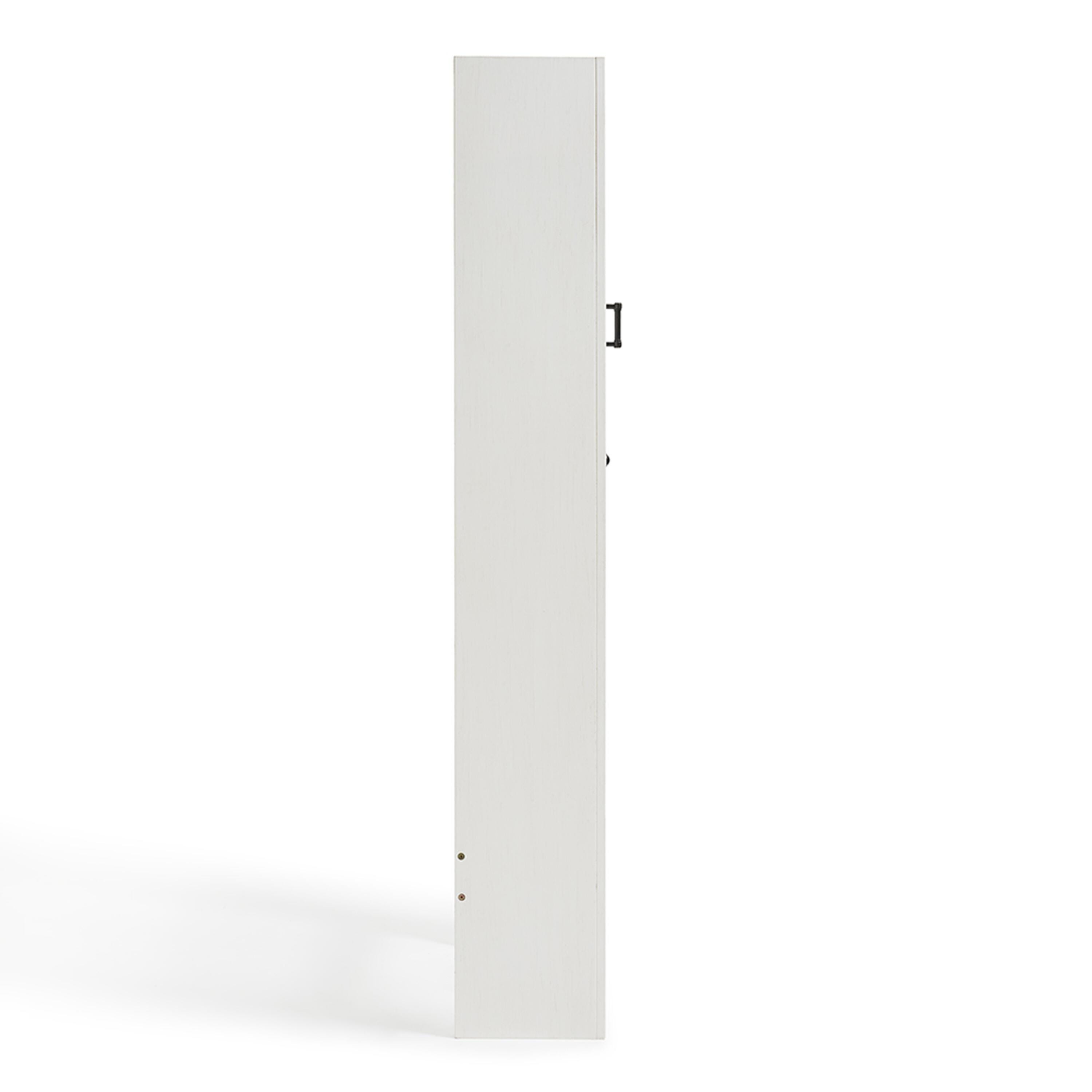 Tara Space Saver Cabinet, White, large