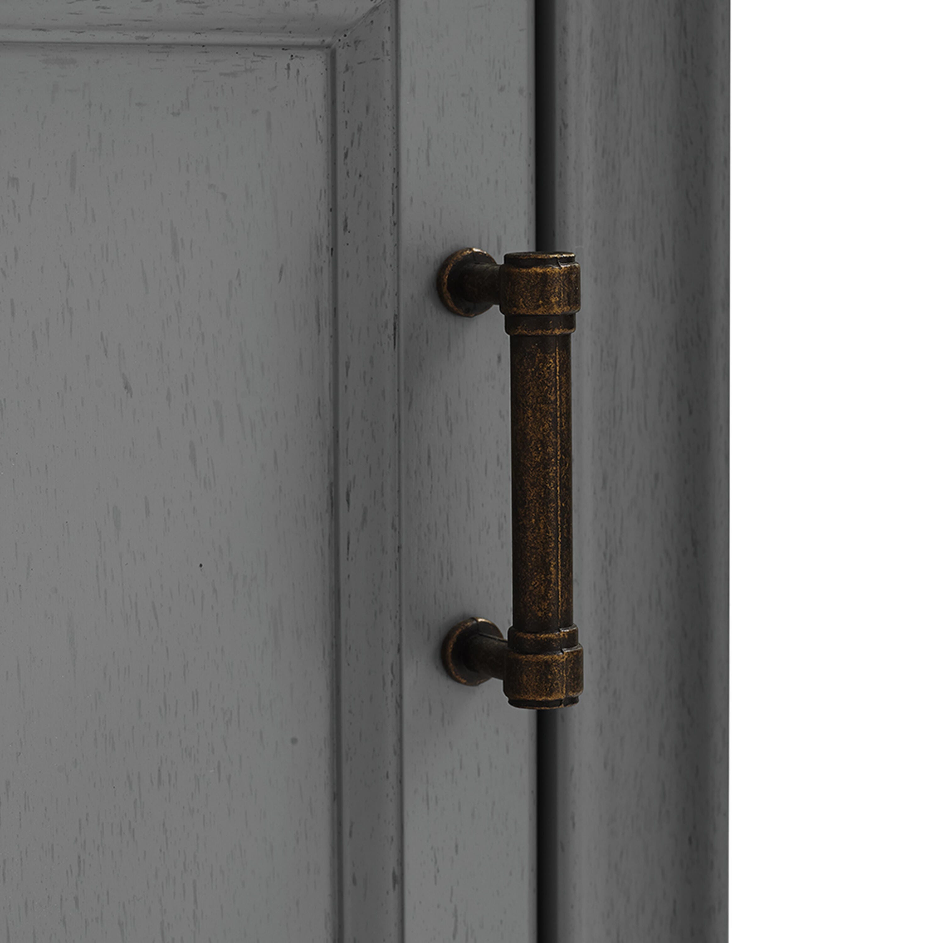 Crosley Tara Linen Cabinet, Gray, large