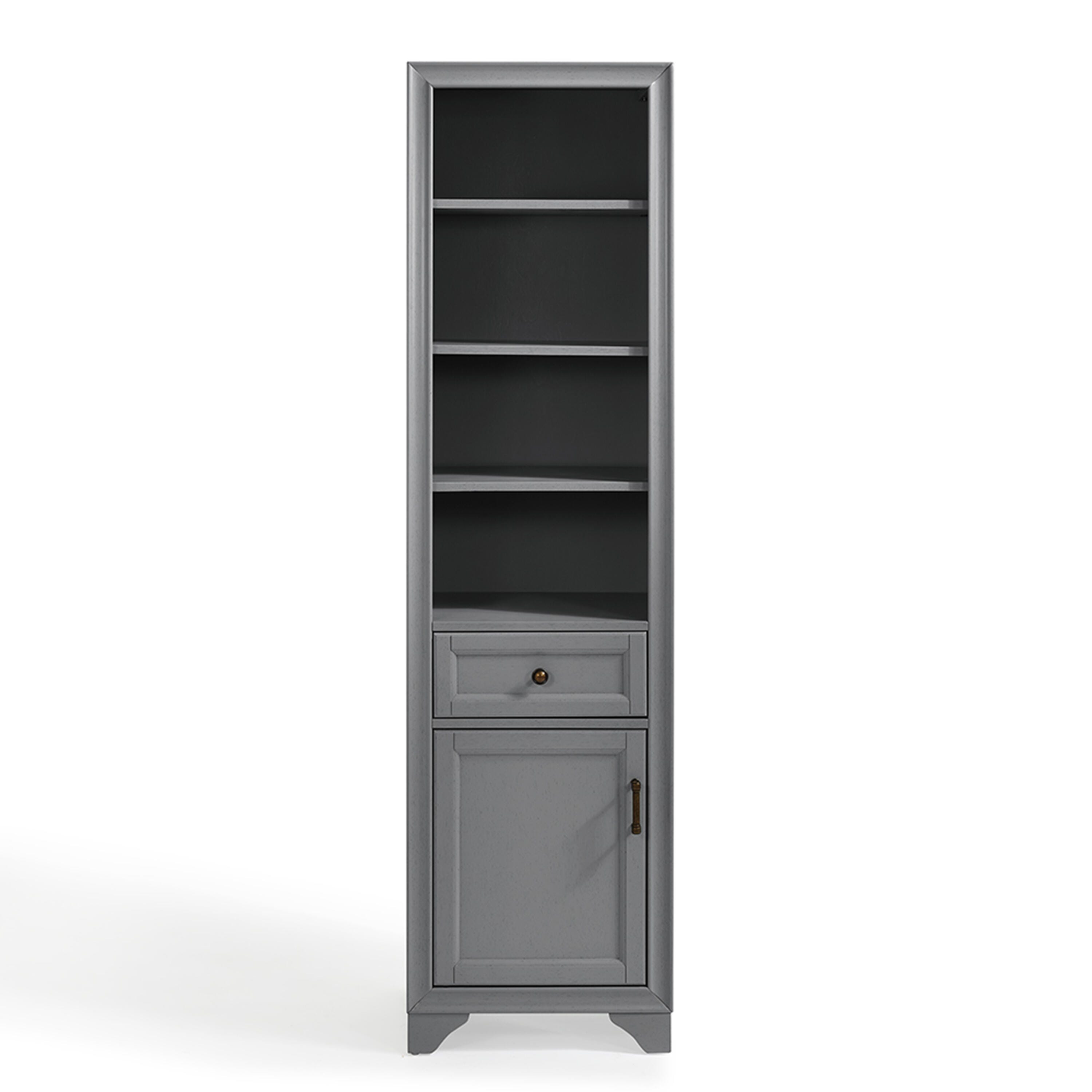 Crosley Tara Linen Cabinet, Gray, large