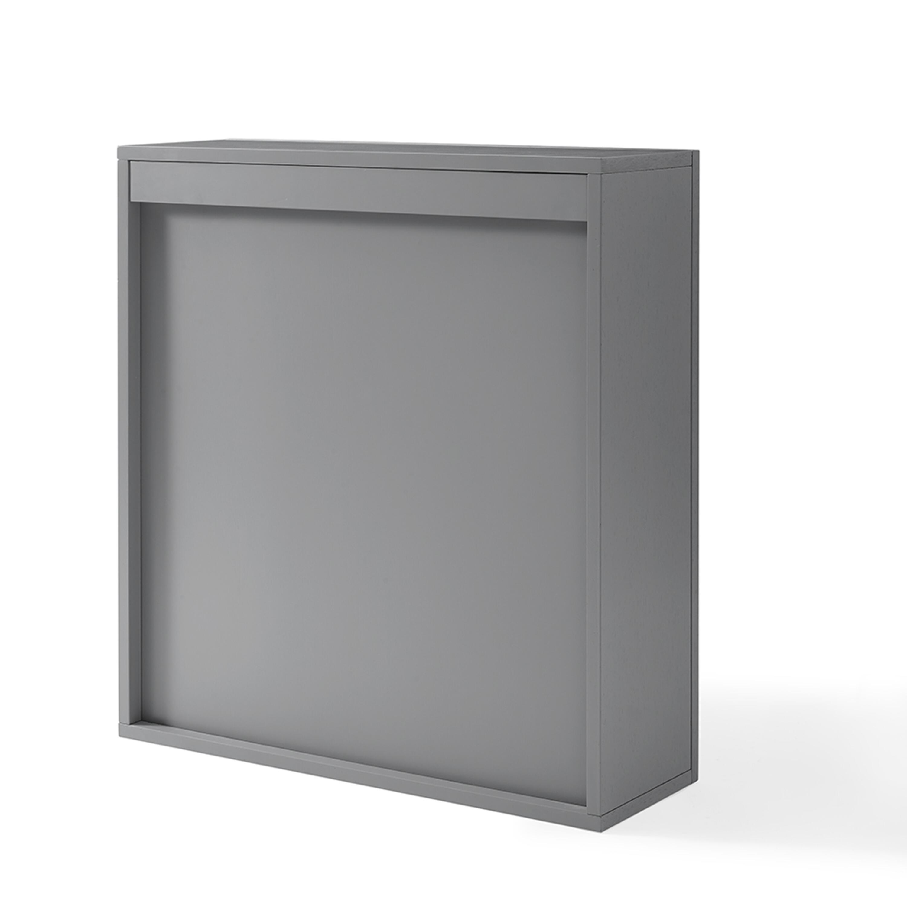 Crosley Tara Wall Cabinet, Gray, large