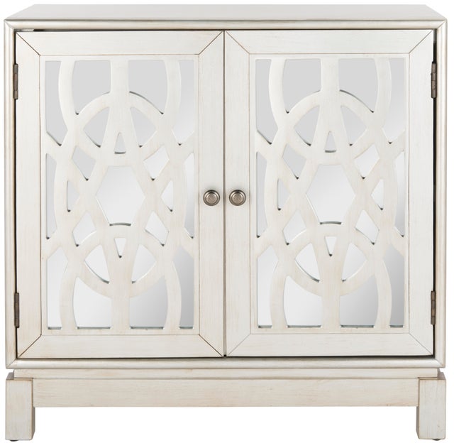 Safavieh Ashlynn 2 Door Chest, Silver