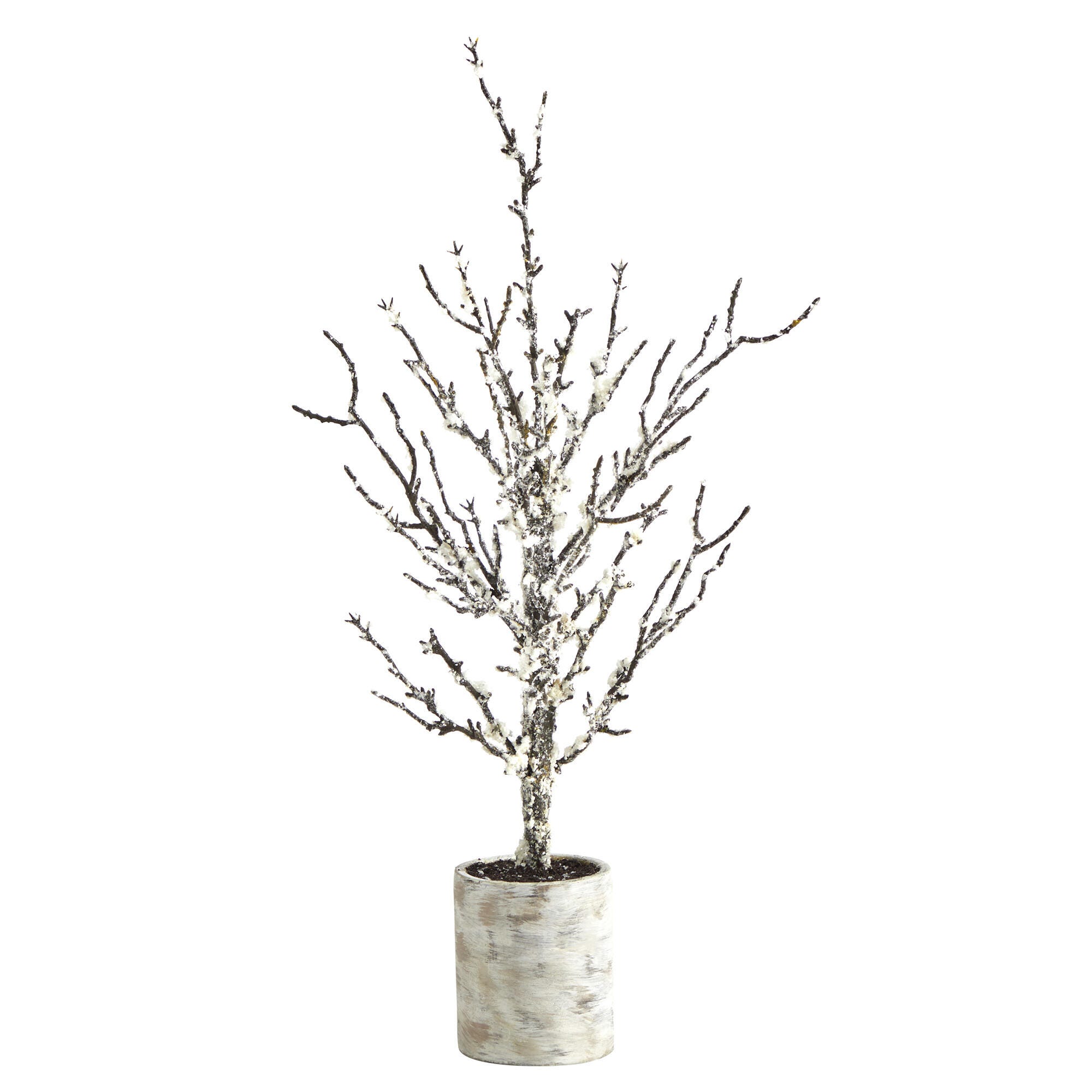 Sterling 24" Snowed Twig Artificial Tree in Decorative Planter, , large