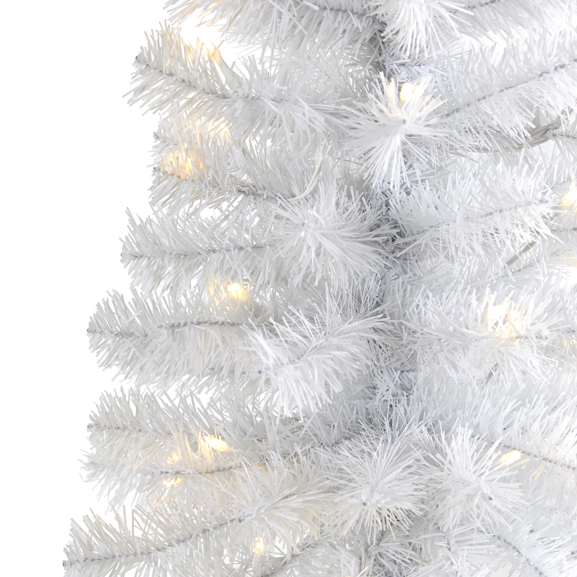 Sterling 2' White Artificial Christmas Tree with 35 LED Lights and 72 Bendable Branches, , swatch
