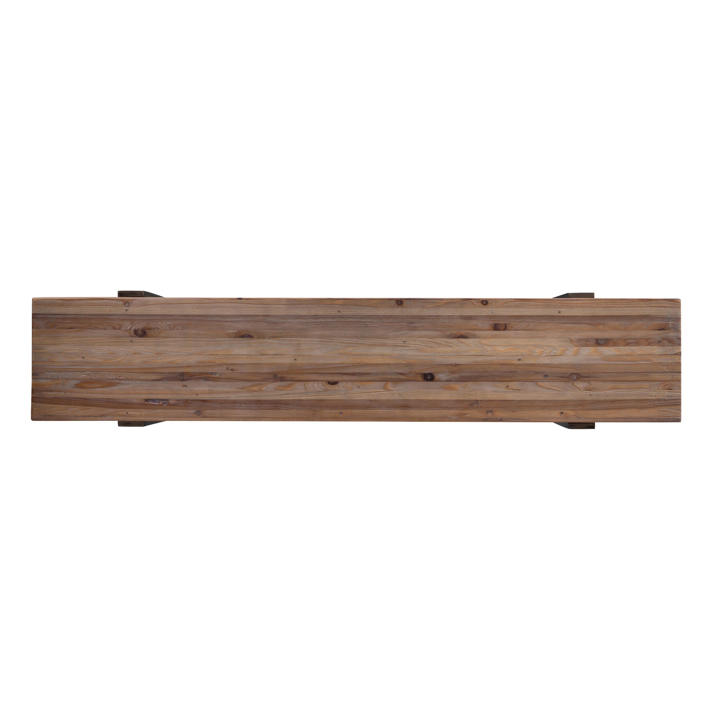 Malia Rustic Industrial Bench, , large