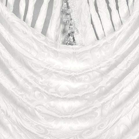 J.Queen New York Bianco Window Waterfall Valance, , swatch