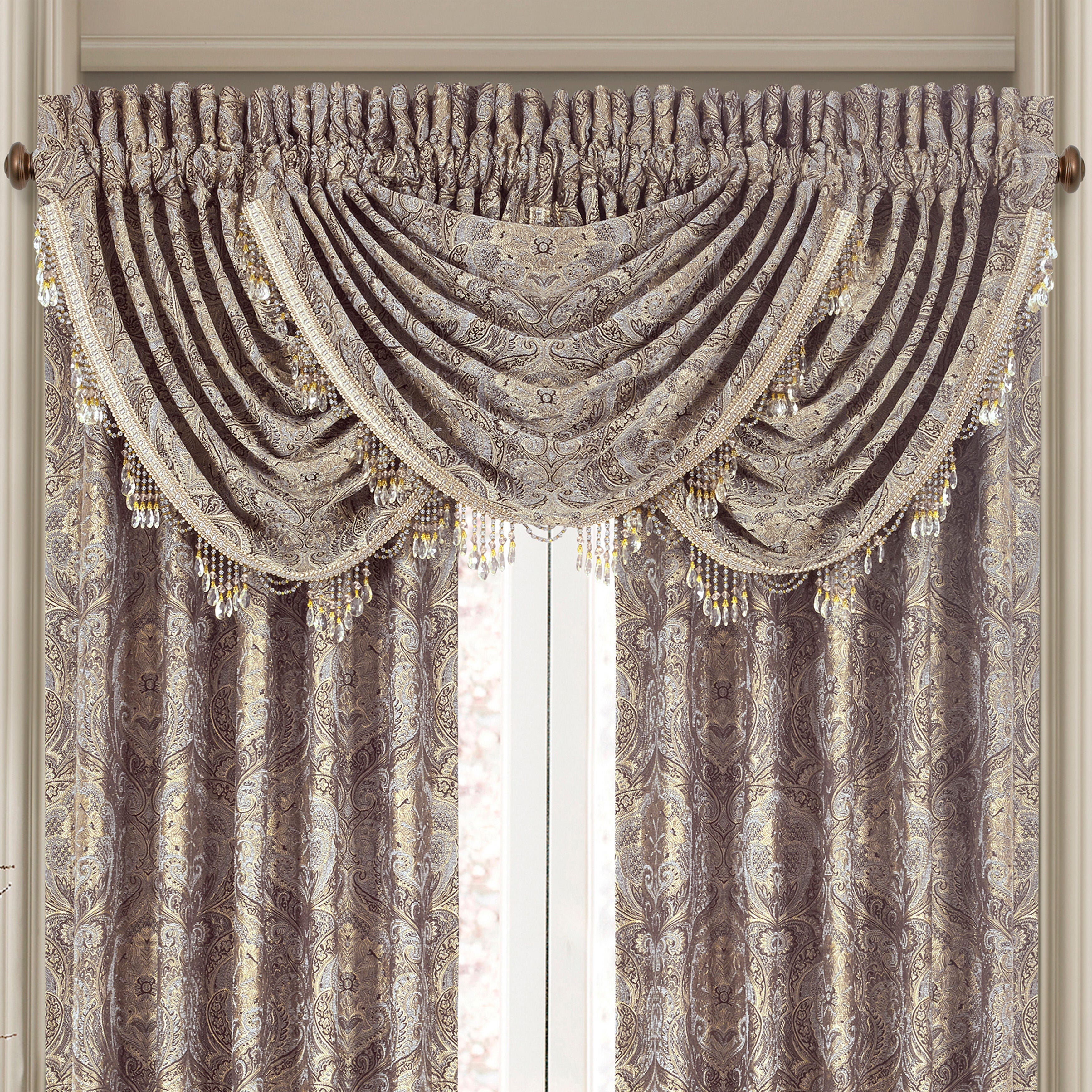 J.Queen New York Provence Window Waterfall Valance, , large