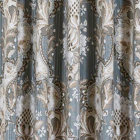 J.Queen New York Crystal Palace - French Blue 84" Window Panel Pair, , swatch
