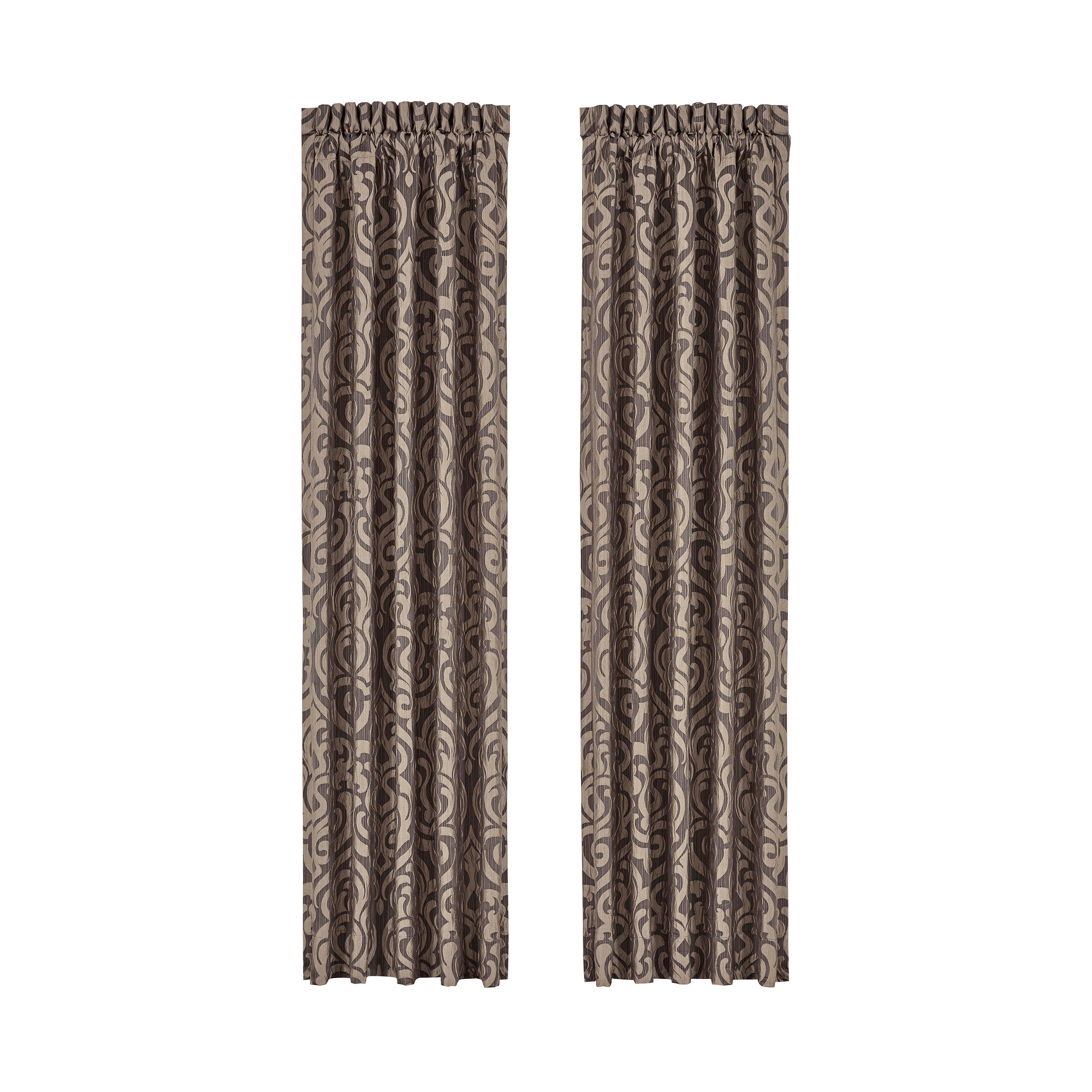 J.Queen New York Astoria - Mink 84" Window Panel Pair, Mink, large