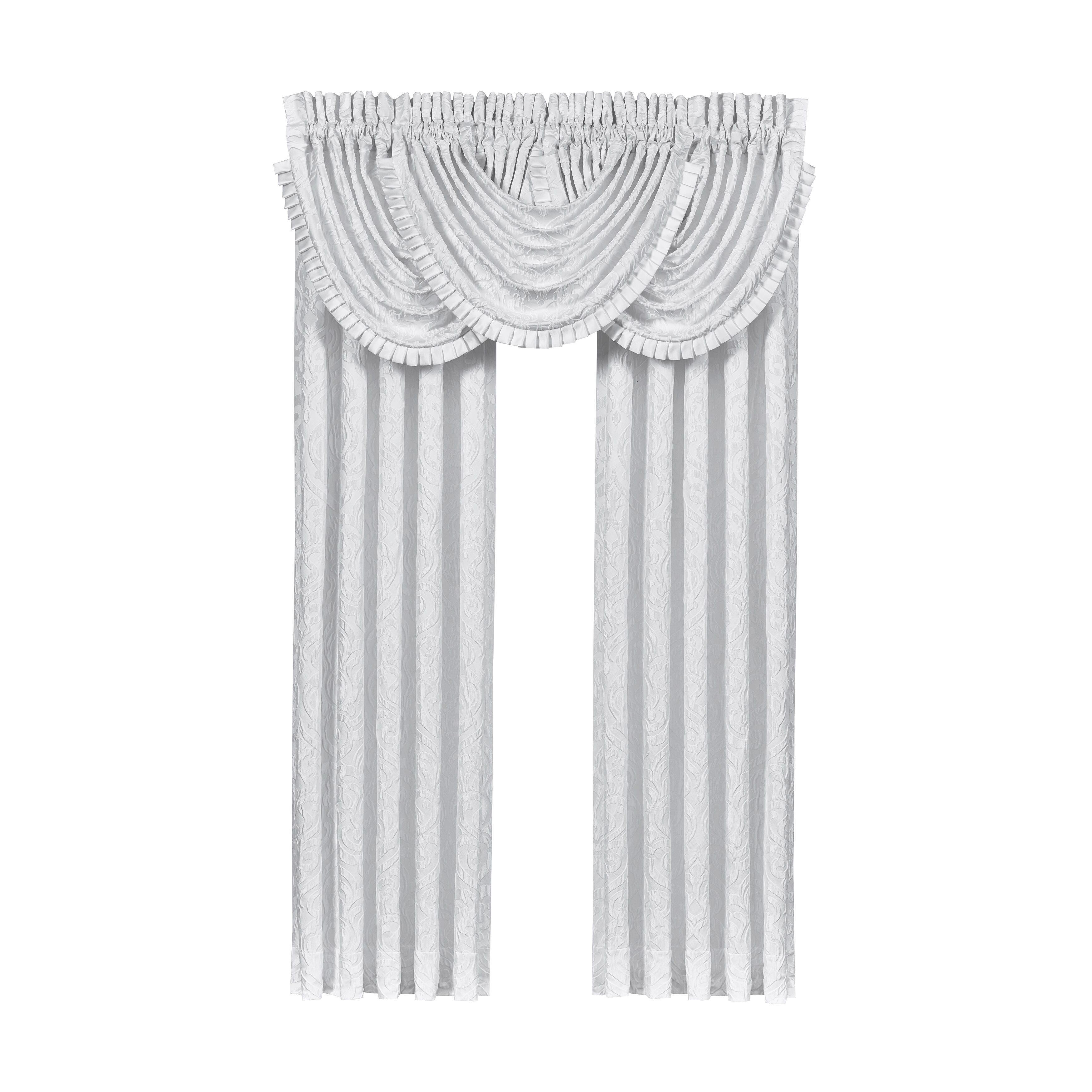J.Queen New York Astoria - White 84" Window Panel Pair, White, large