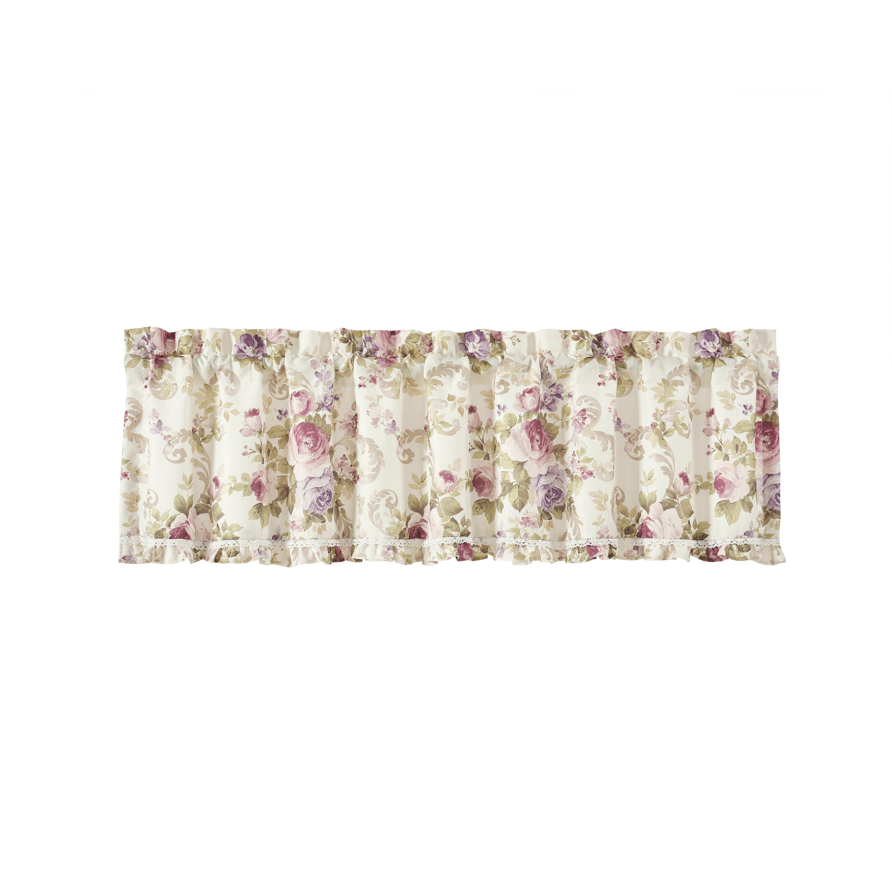 J.Queen Royal Court Chambord Window Straight Valance, , large