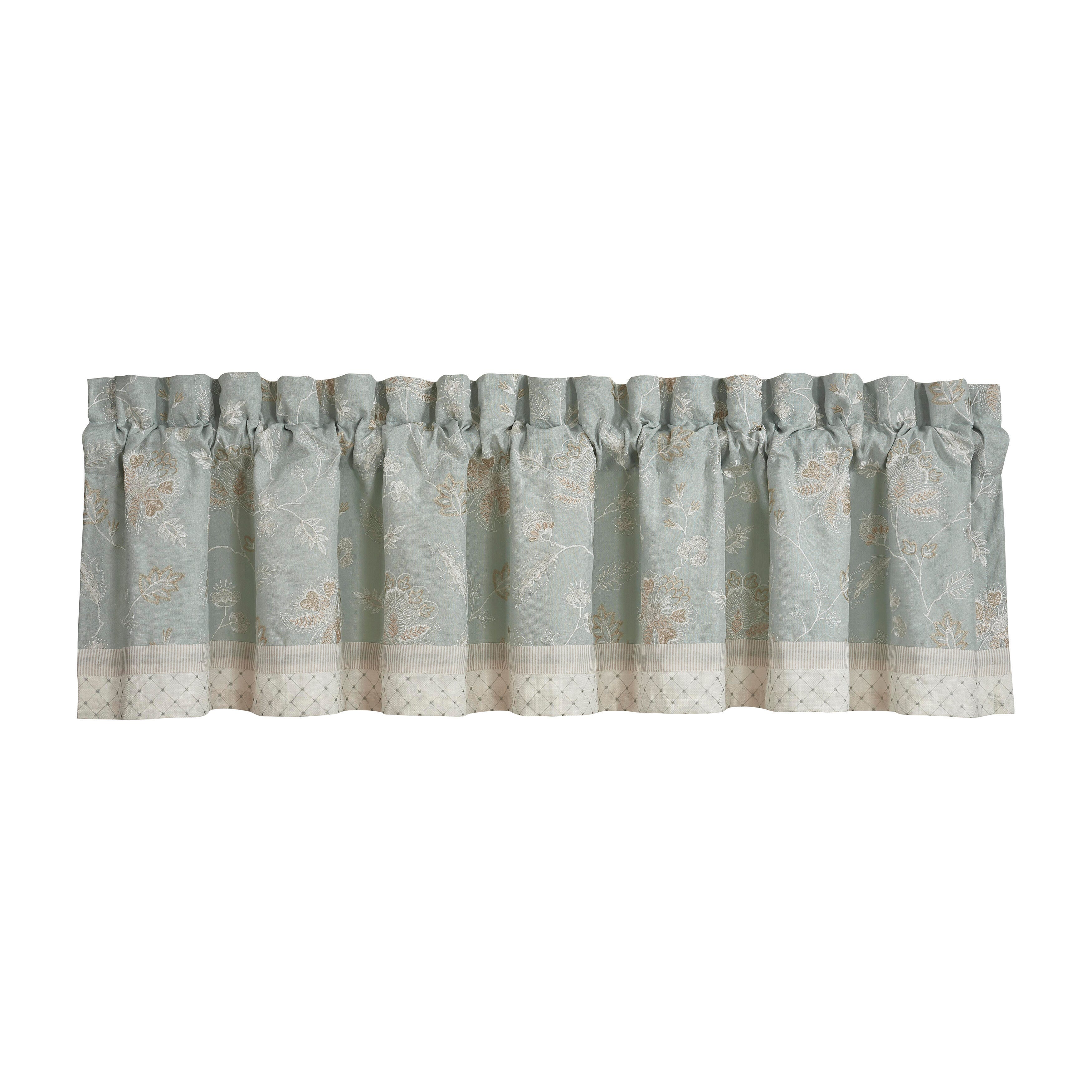J.Queen New York Garden View Window Straight Valance, , rollover