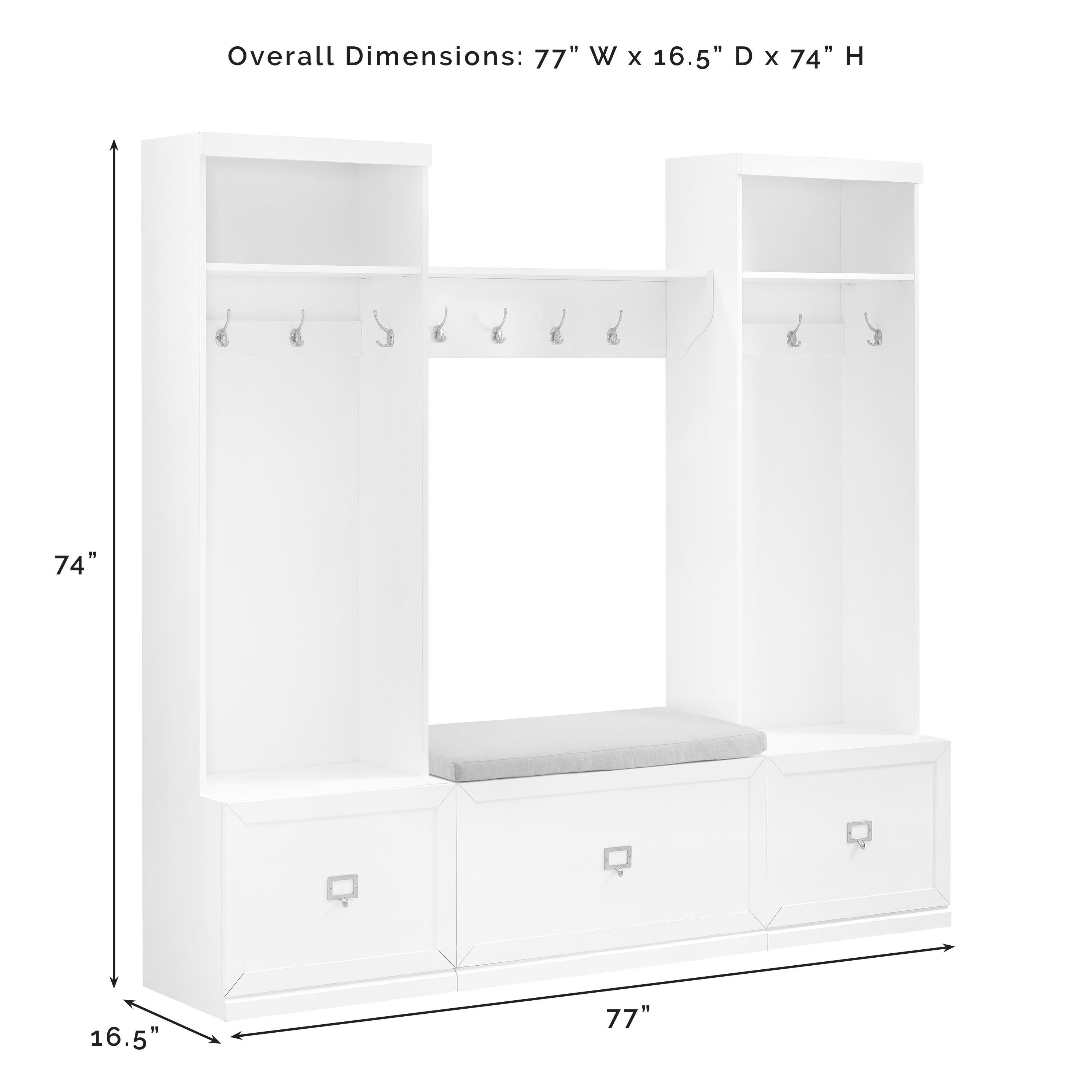 Crosley Furniture Harper 4-Piece Entryway Set, , large