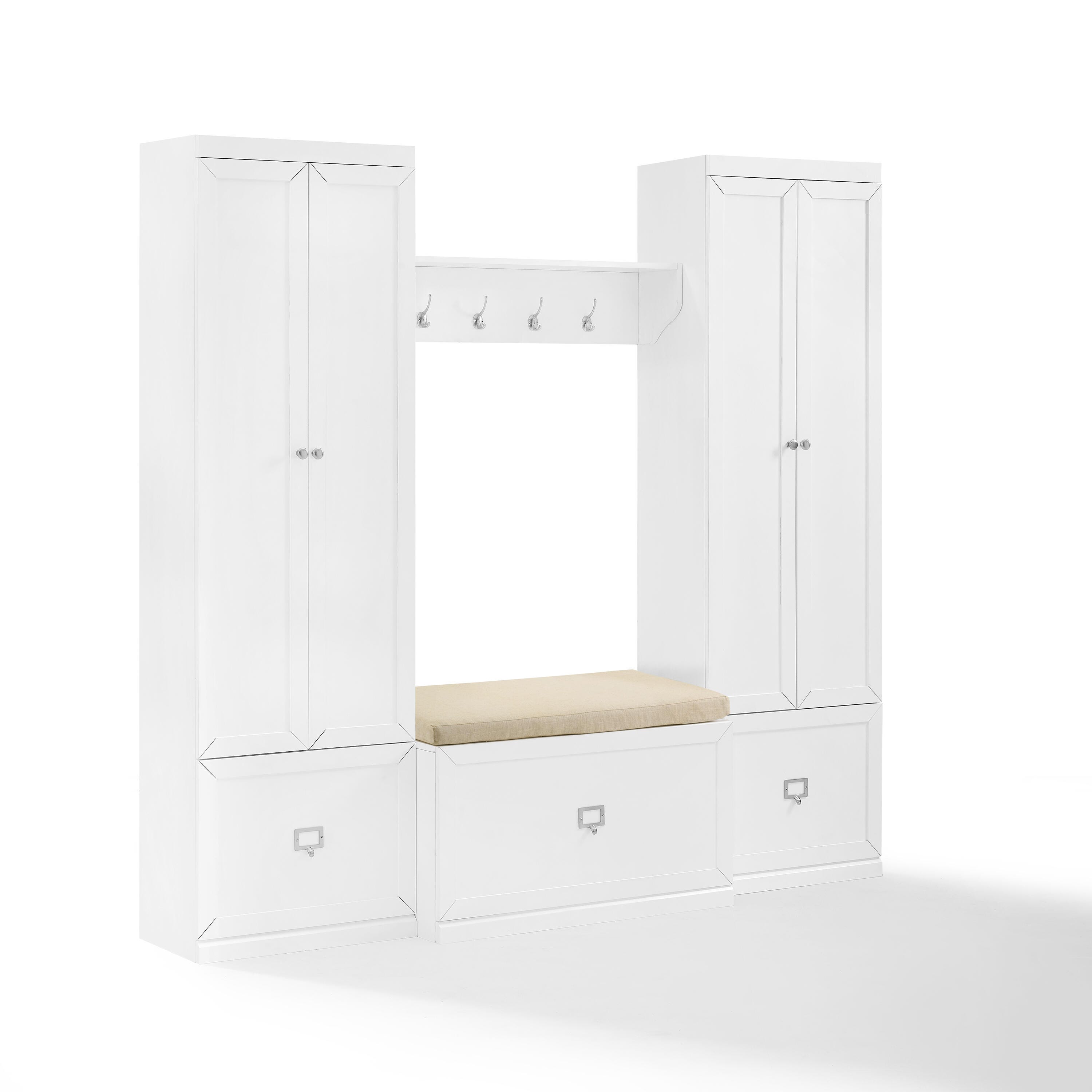 Crosley Furniture Harper 4-Piece Entryway Set with Storage, , large