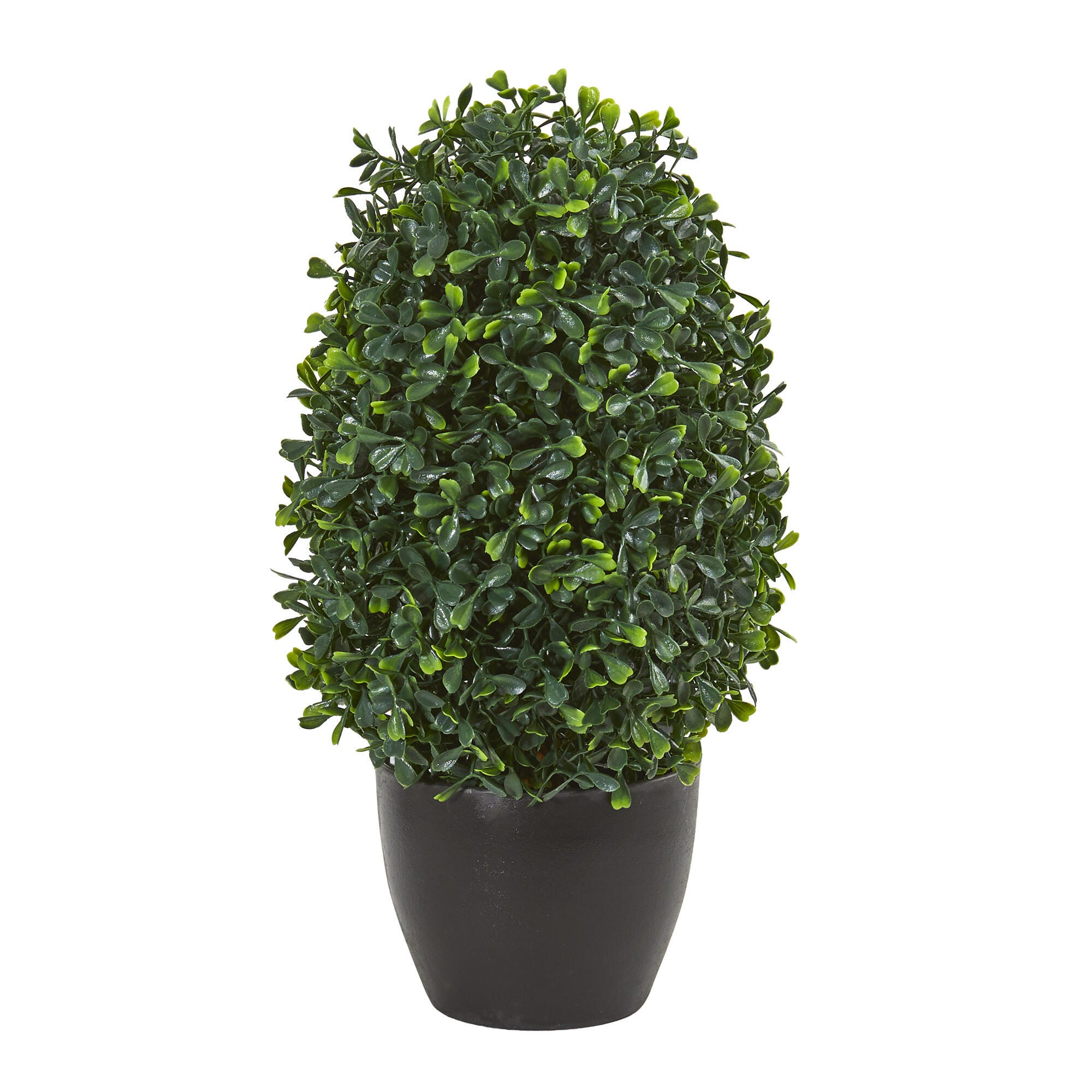 Nearly Natural 13" Boxwood Topiary Artificial Plant UV Resistant (Indoor/Outdoor), , large