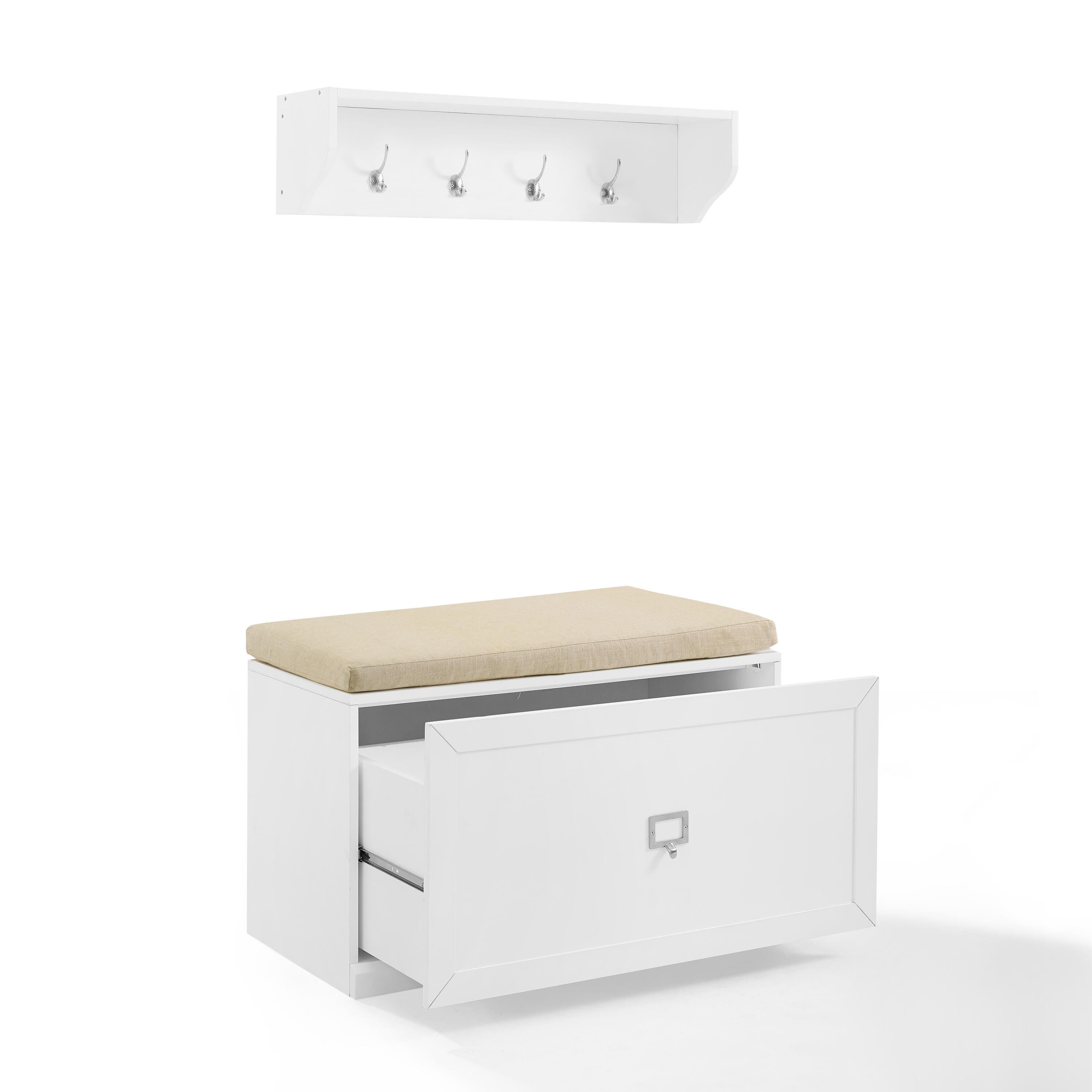 Crosley Furniture Harper 2-Piece Entryway Set with Bench, , large