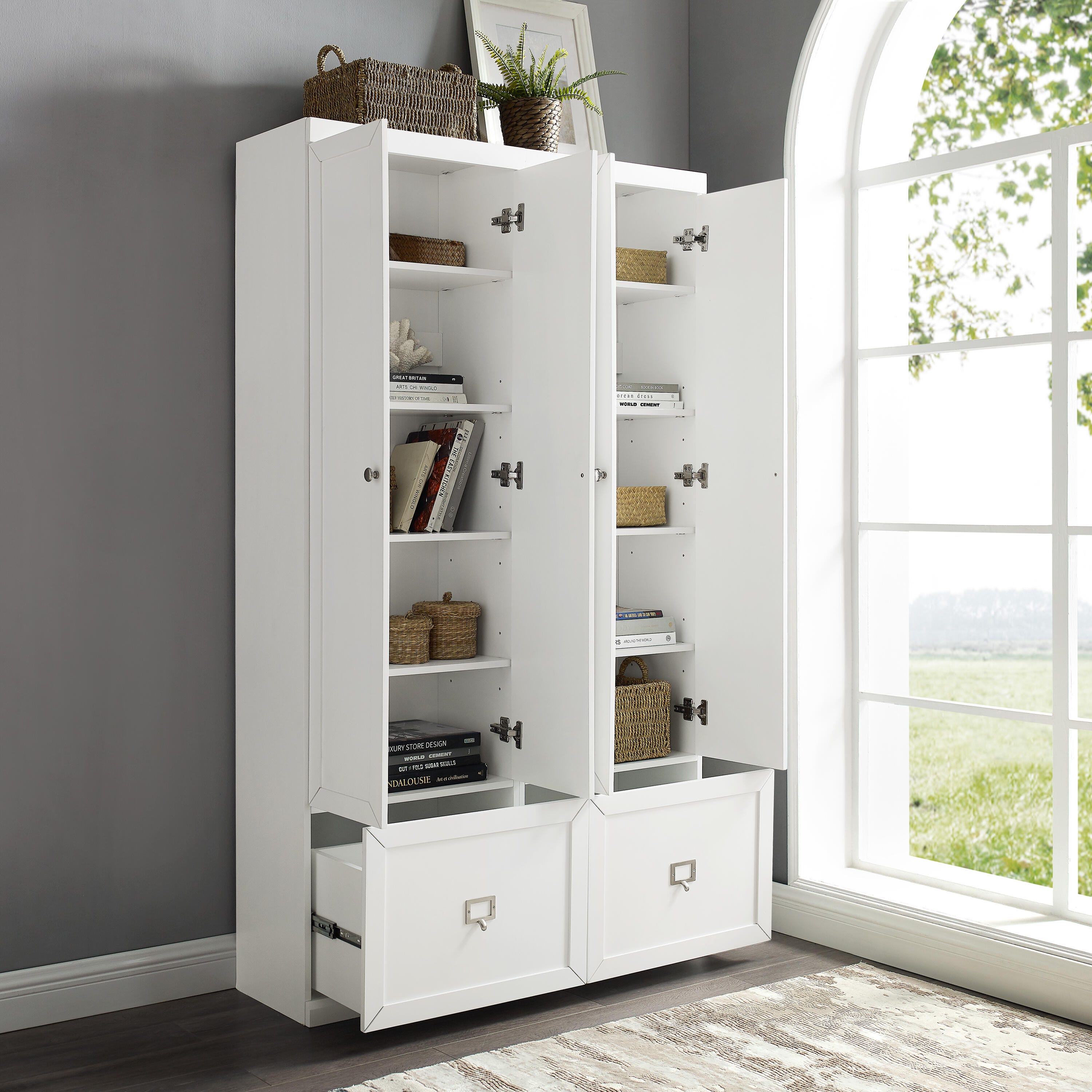 Crosley Furniture Harper 2-Piece Entryway Set, , large